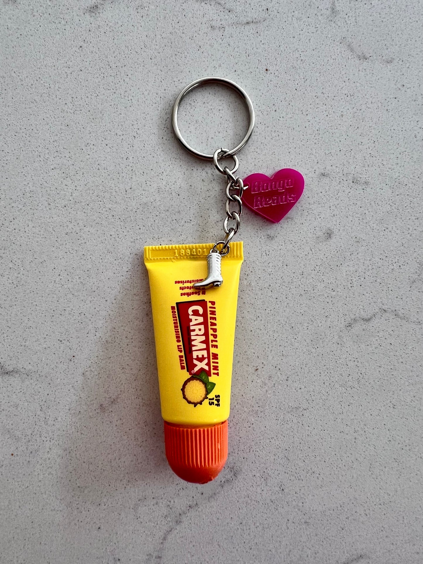 Carmex Lip Balm Key Ring (Pineapple Flavour)