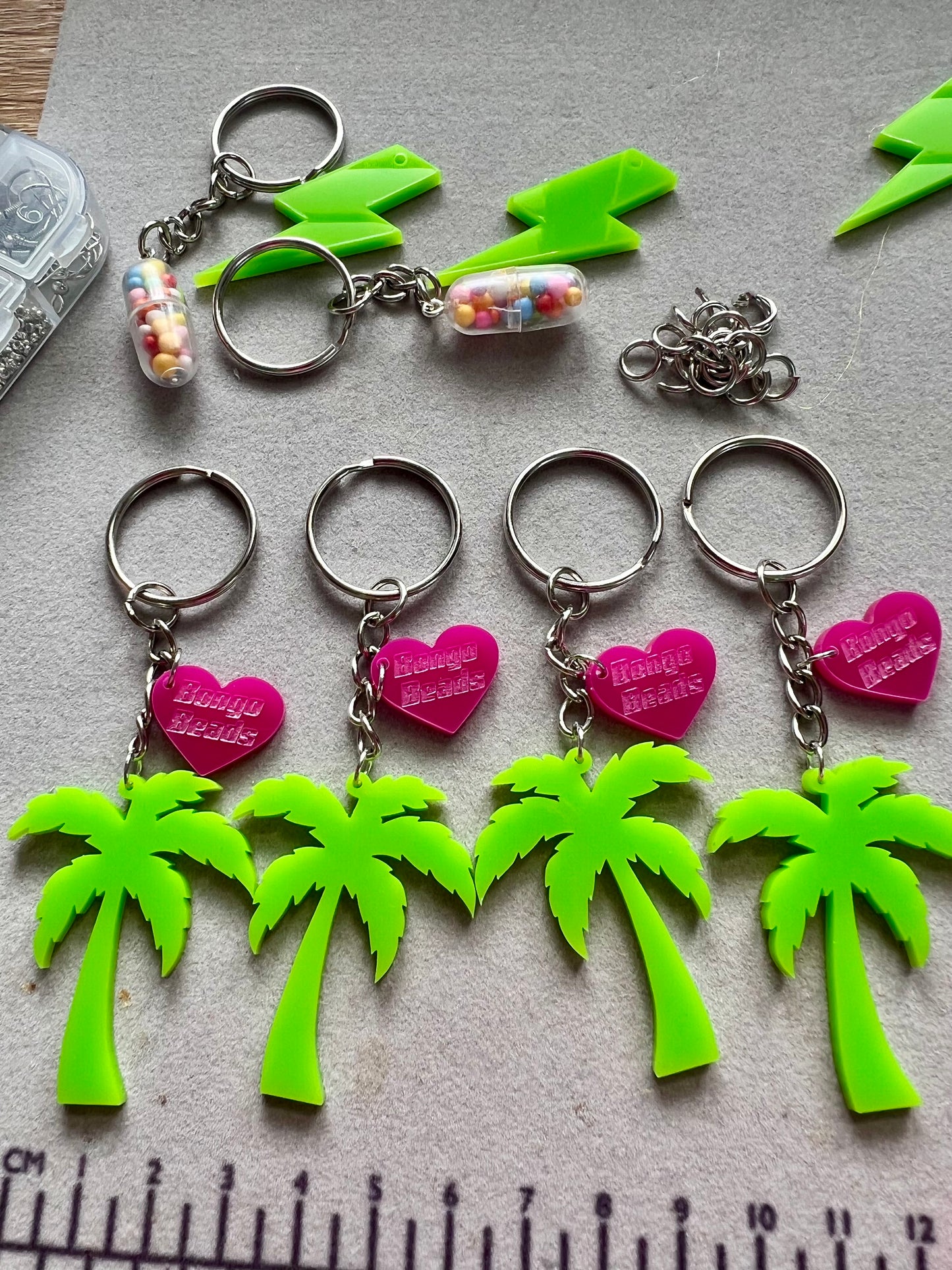 Palm Tree Key Ring