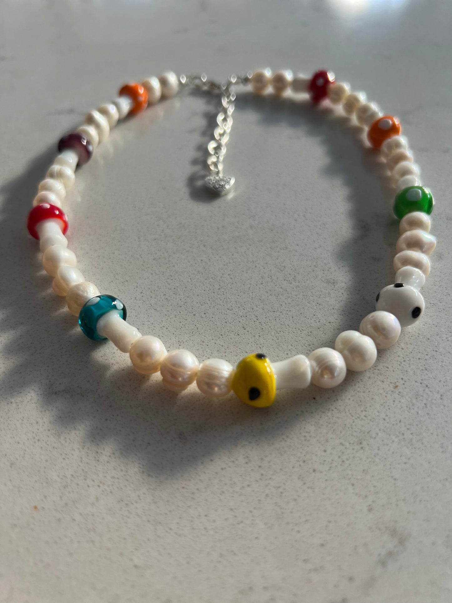 Pearly Mushroom Necklace π