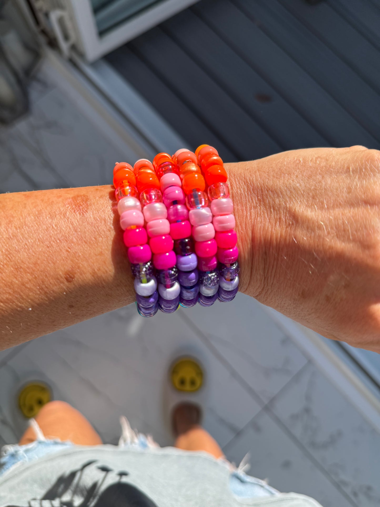 Rainbow Beaded Bracelet 2.0