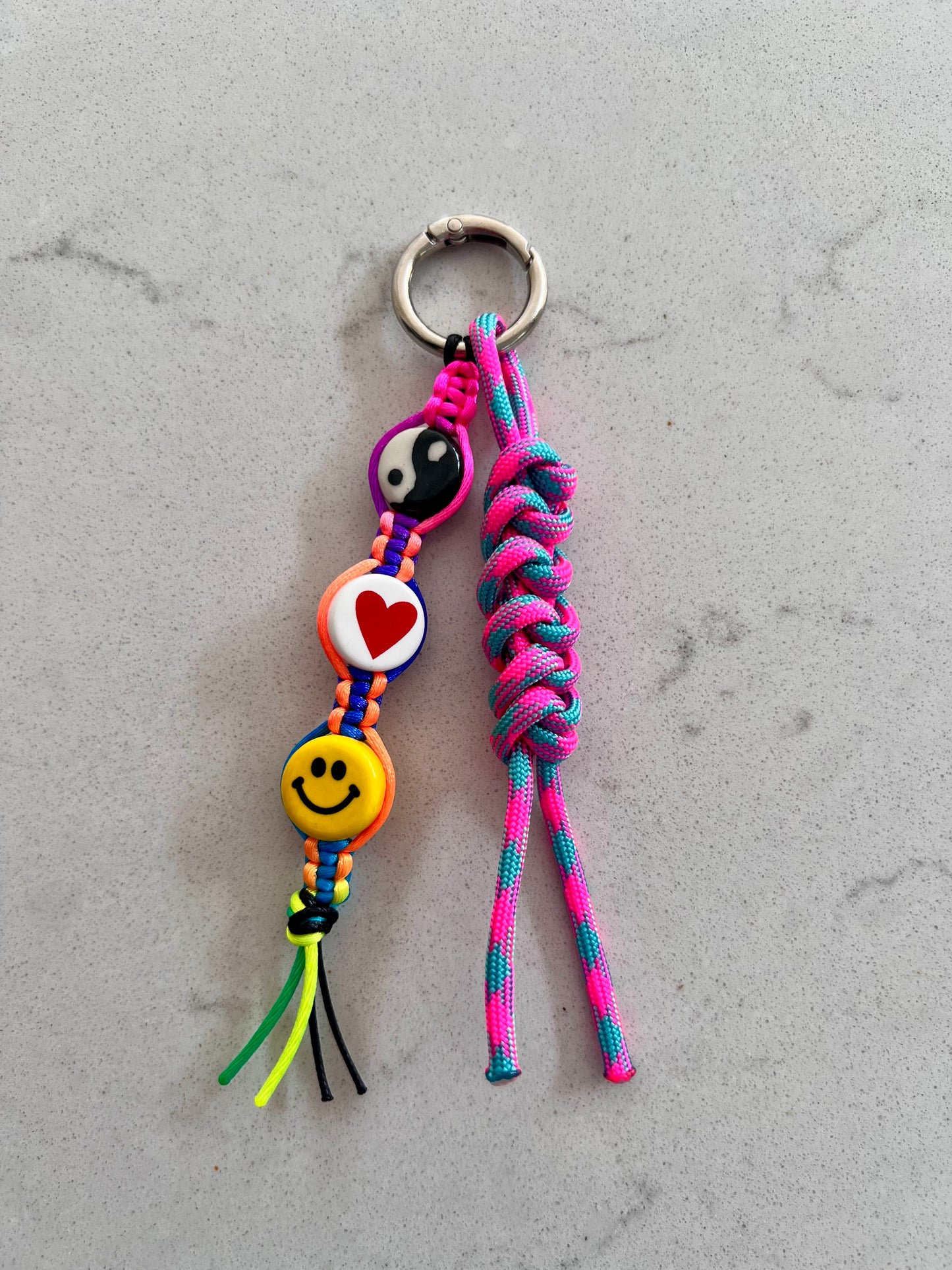 Peace, Love & Happiness Bag Charm 1