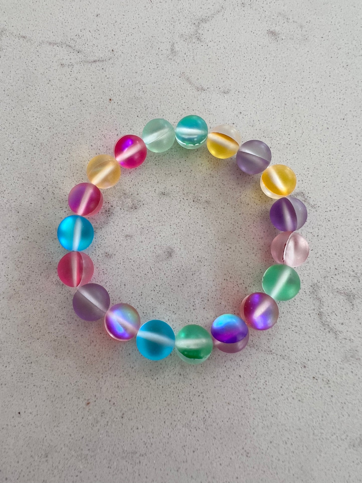 Unicorn Tears Beaded Necklace & Bracelet Set