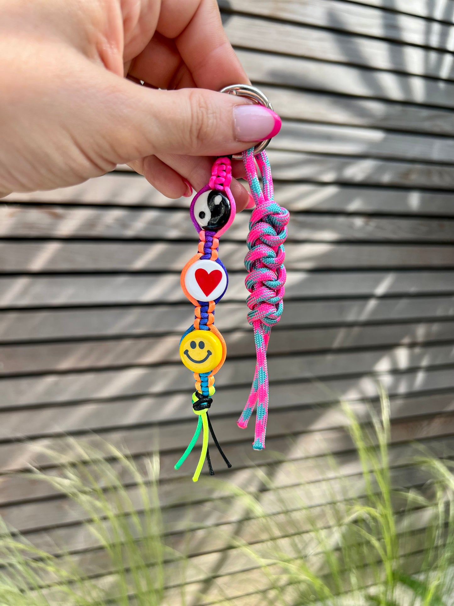 Peace, Love & Happiness Bag Charm 1