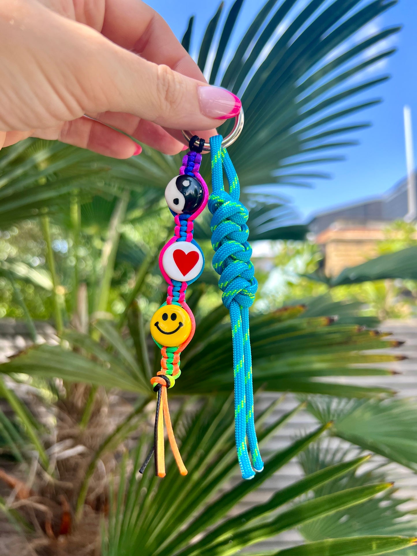 Peace, Love & Happiness Bag Charm 2