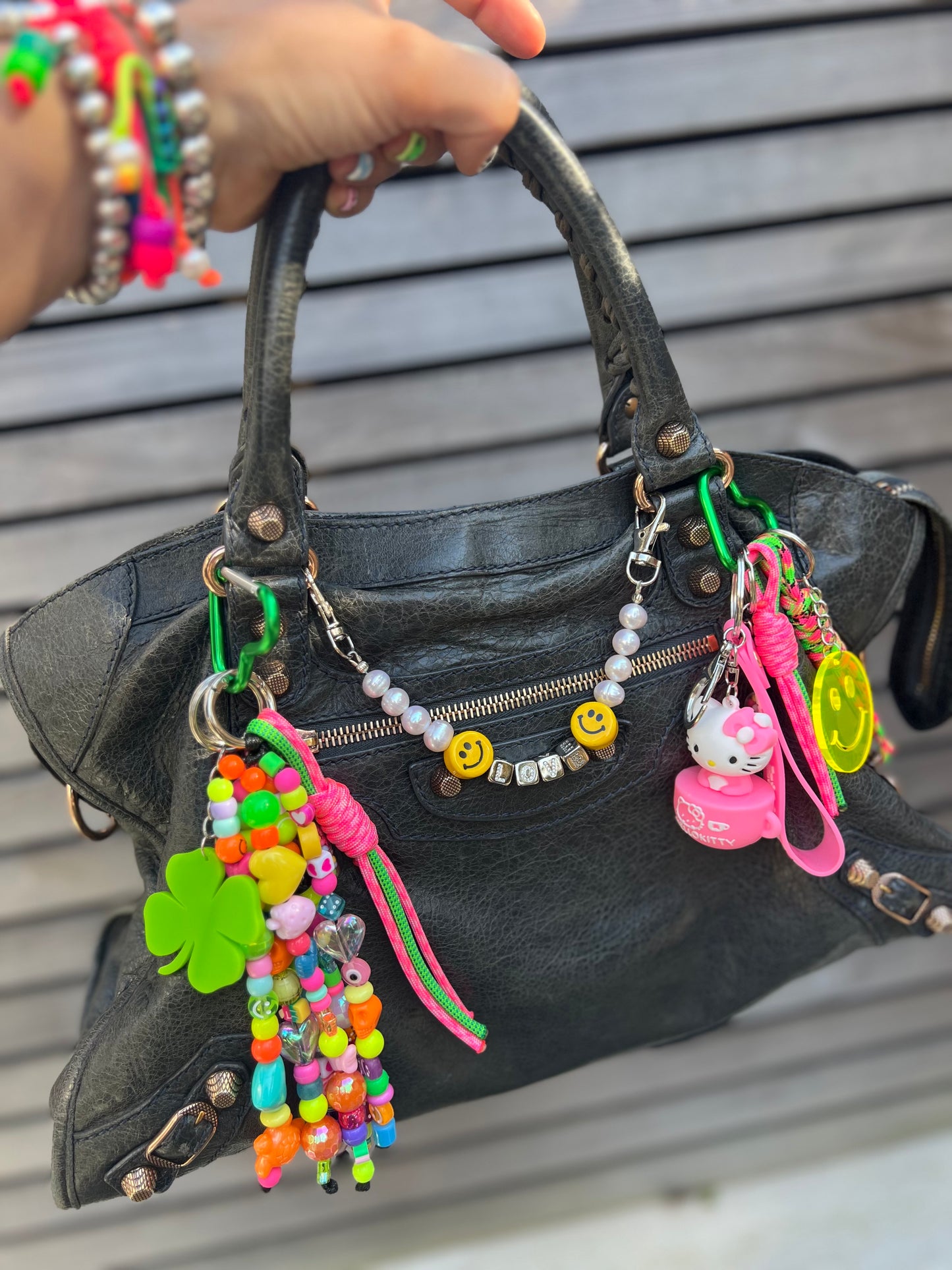 Smiley LOVE Bag Charm