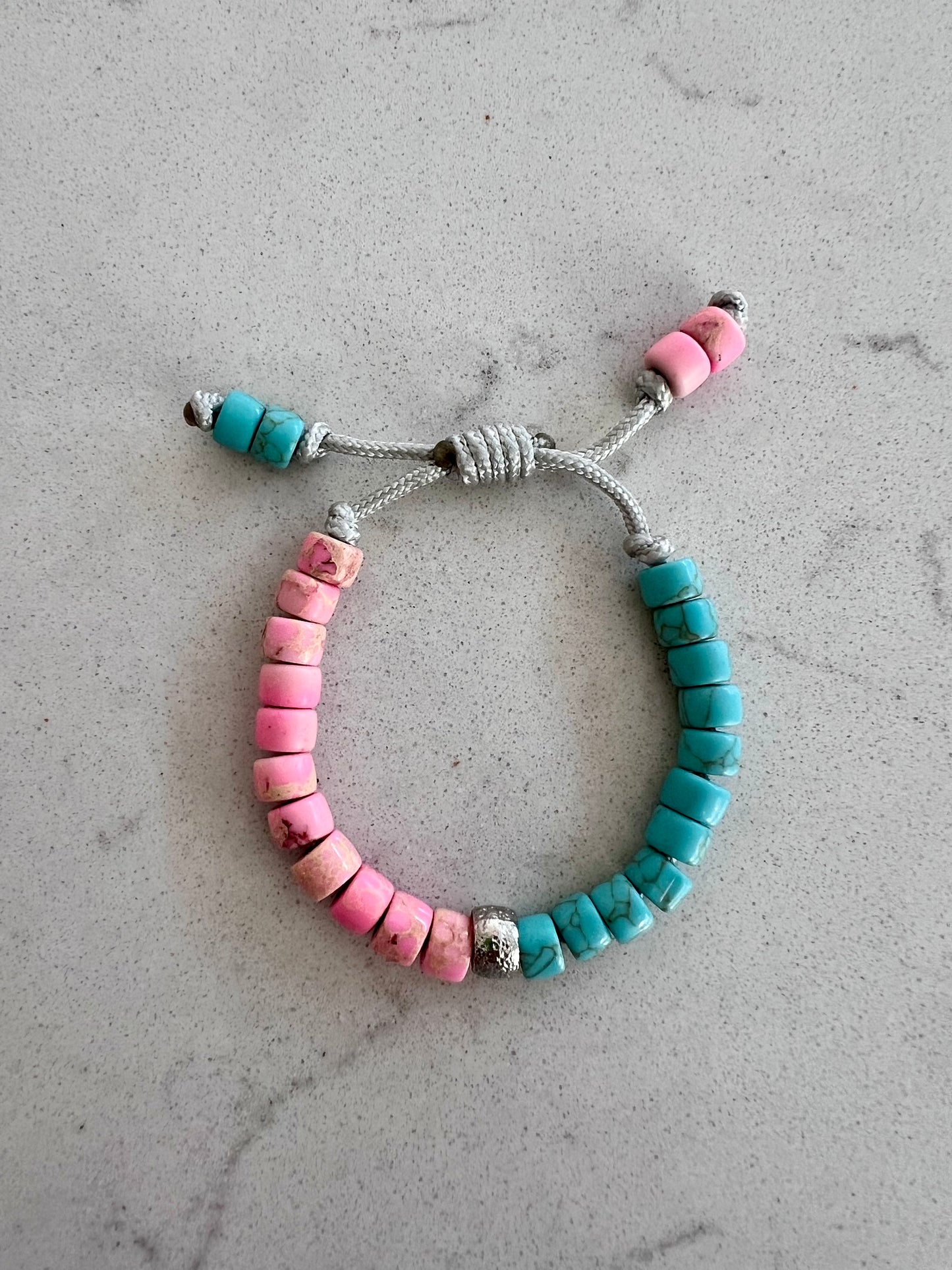 Half and Half Gemstone Bracelet