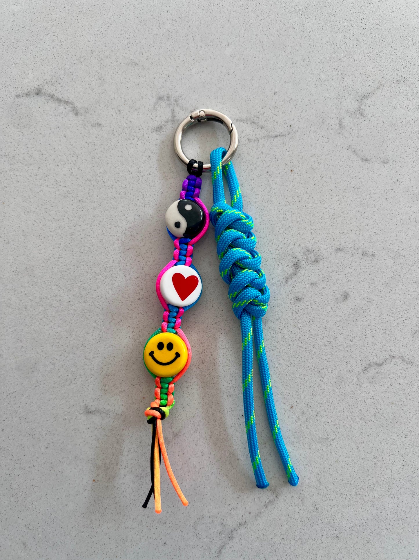 Peace, Love & Happiness Bag Charm 2