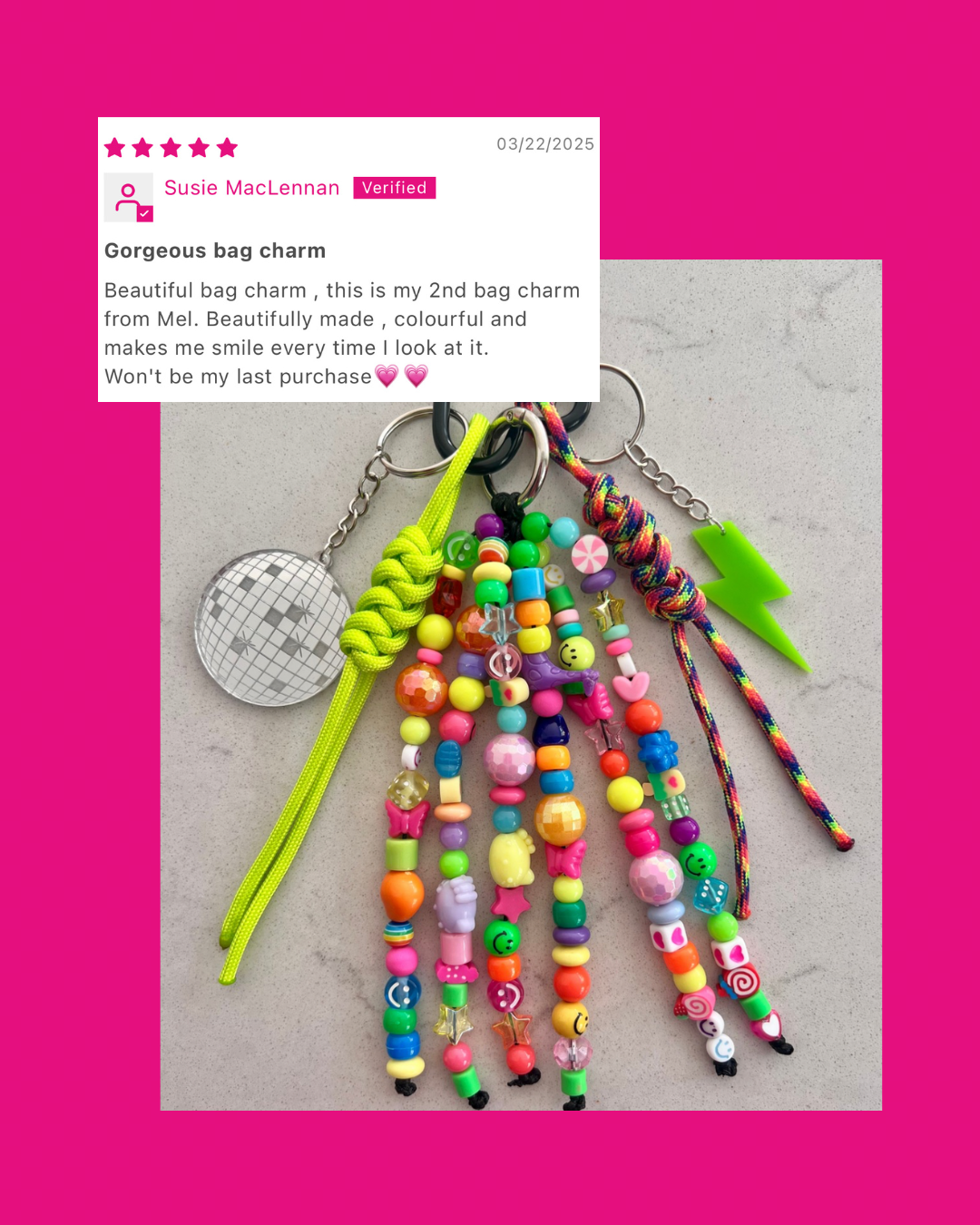 Disco Ball Key Ring