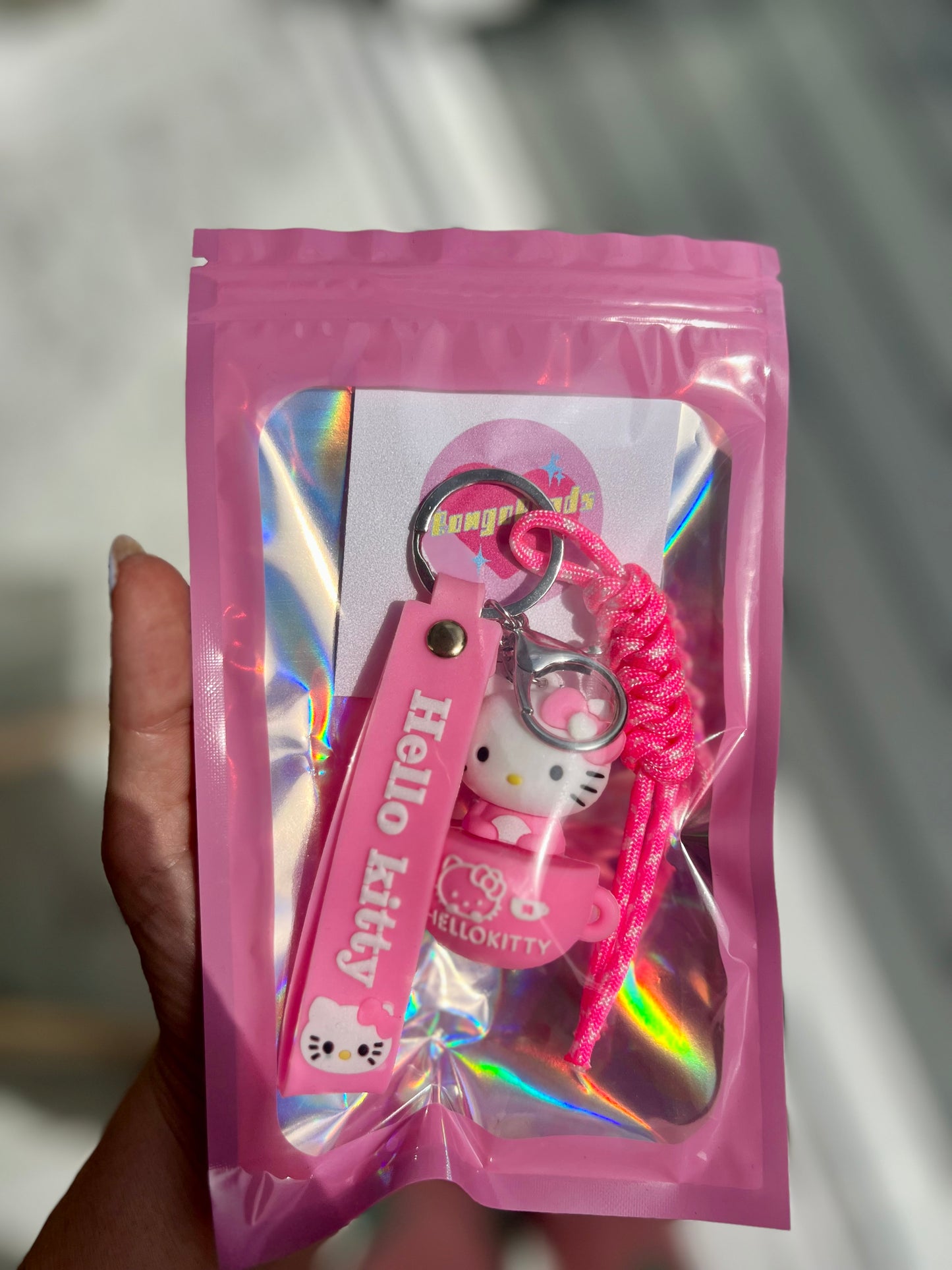 Pink Hello Kitty Bag Charm