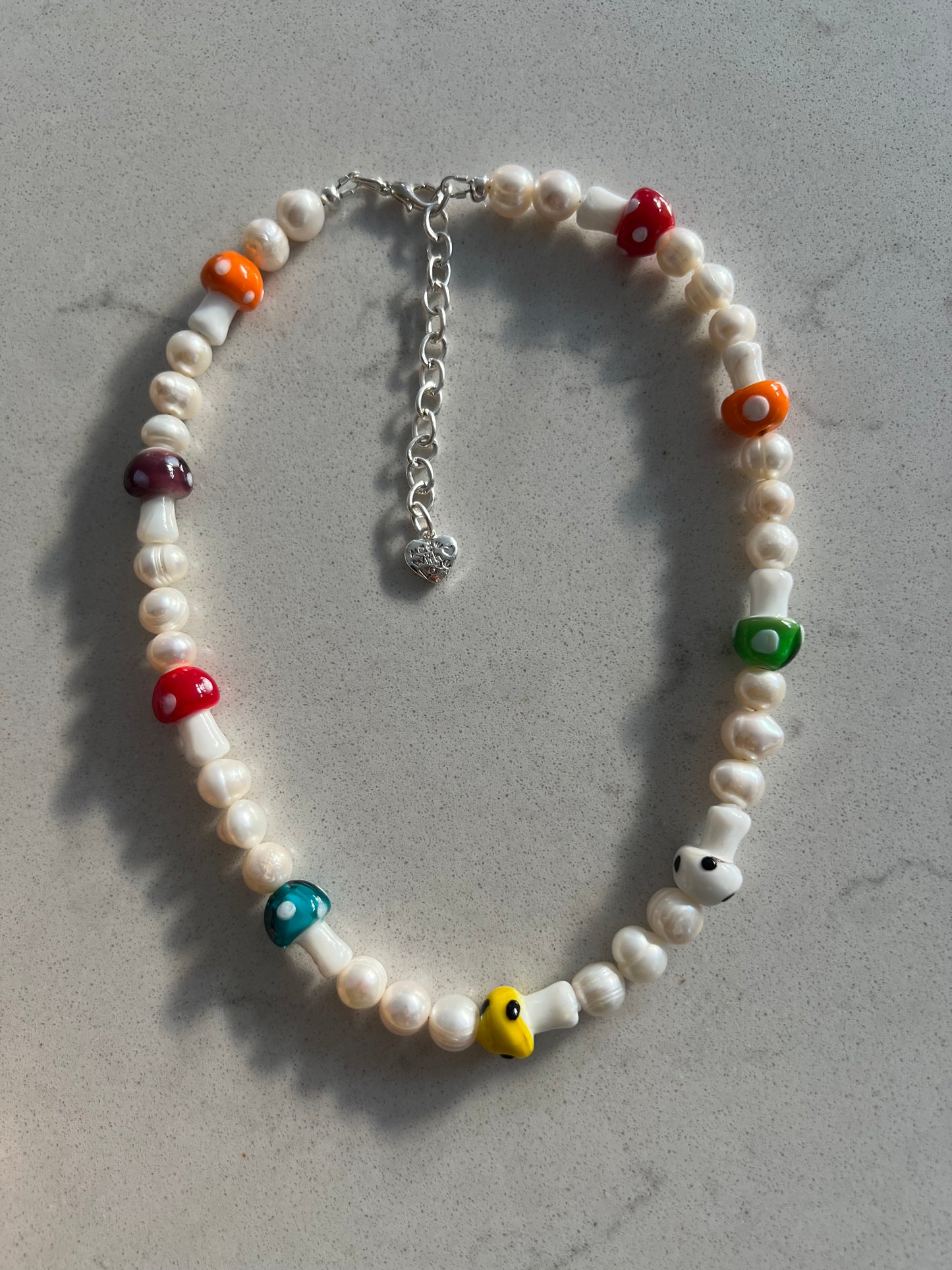 Pearly Mushroom Necklace π