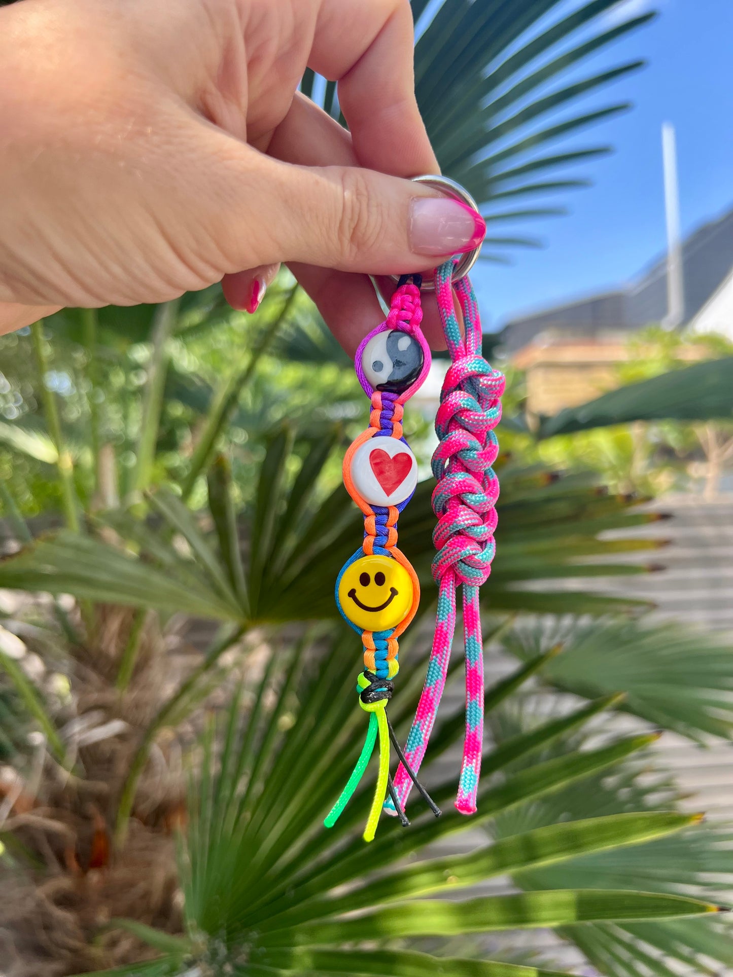 Peace, Love & Happiness Bag Charm 1