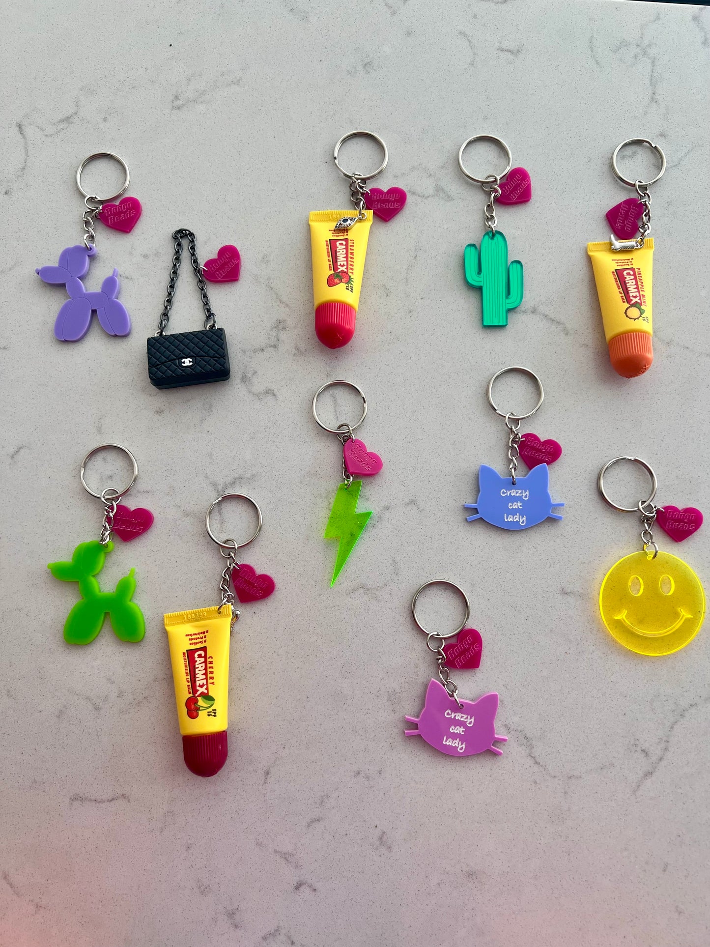 Carmex Lip Balm Key Ring (Pineapple Flavour)