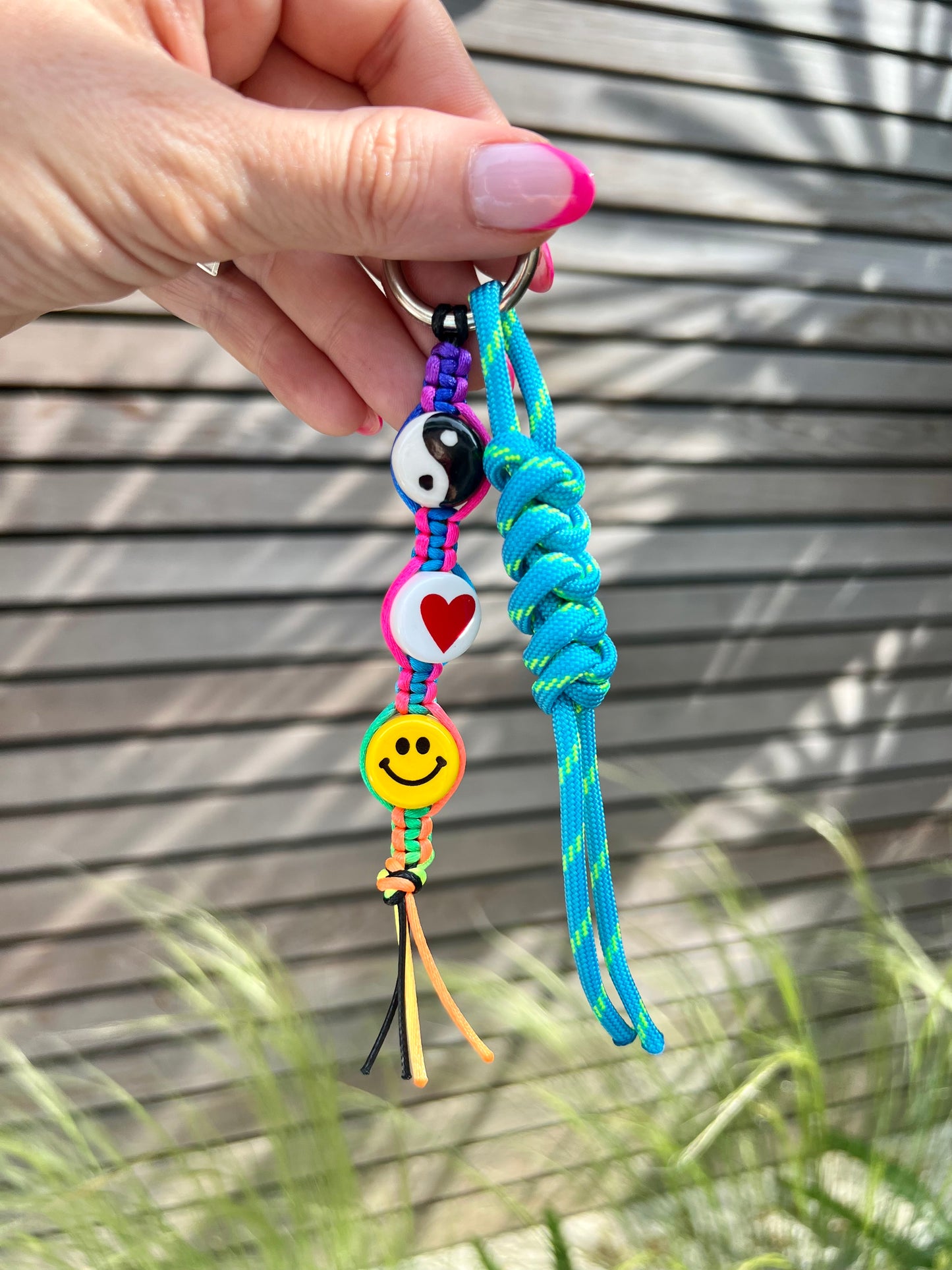 Peace, Love & Happiness Bag Charm 2