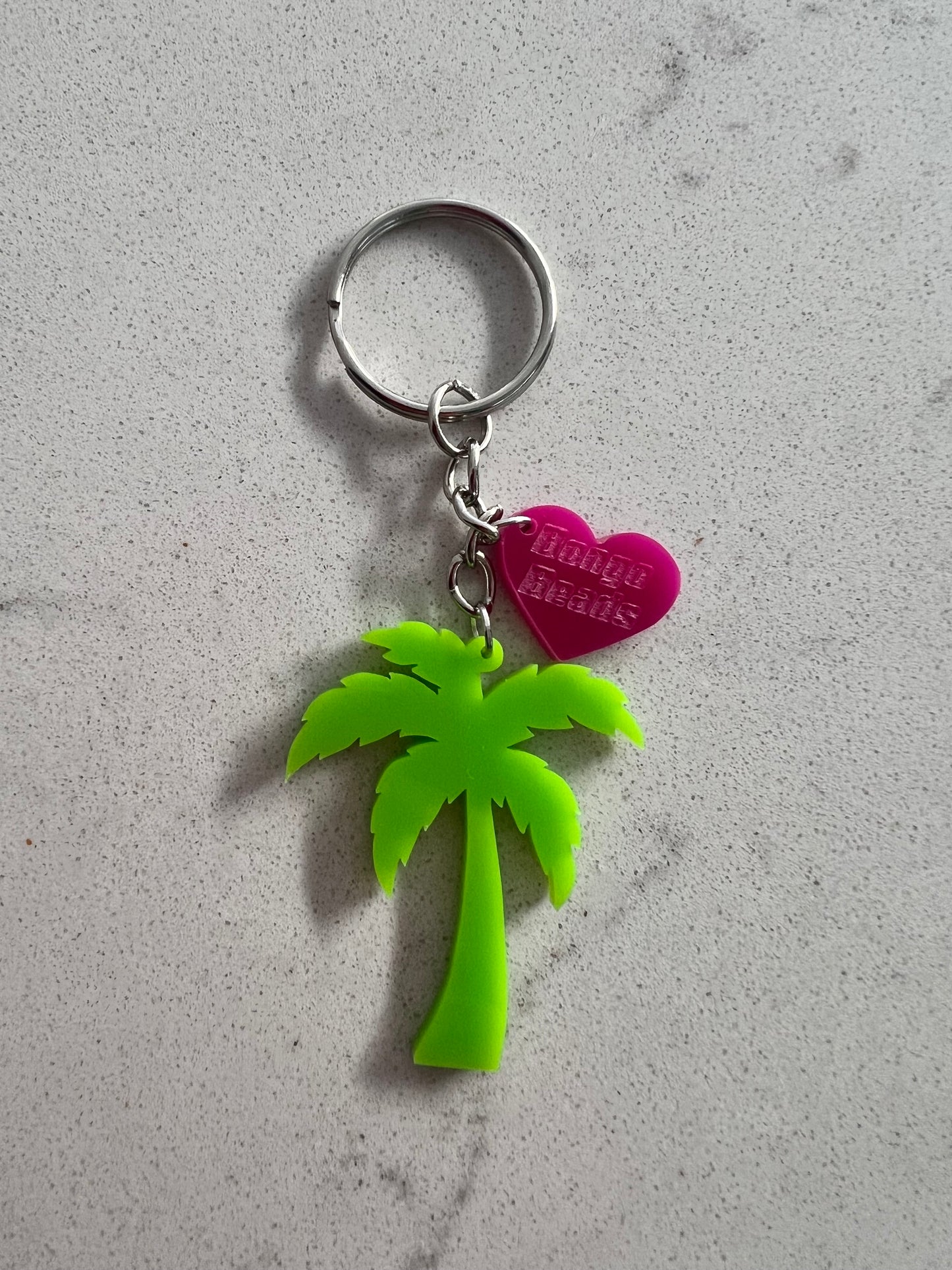 Palm Tree Key Ring
