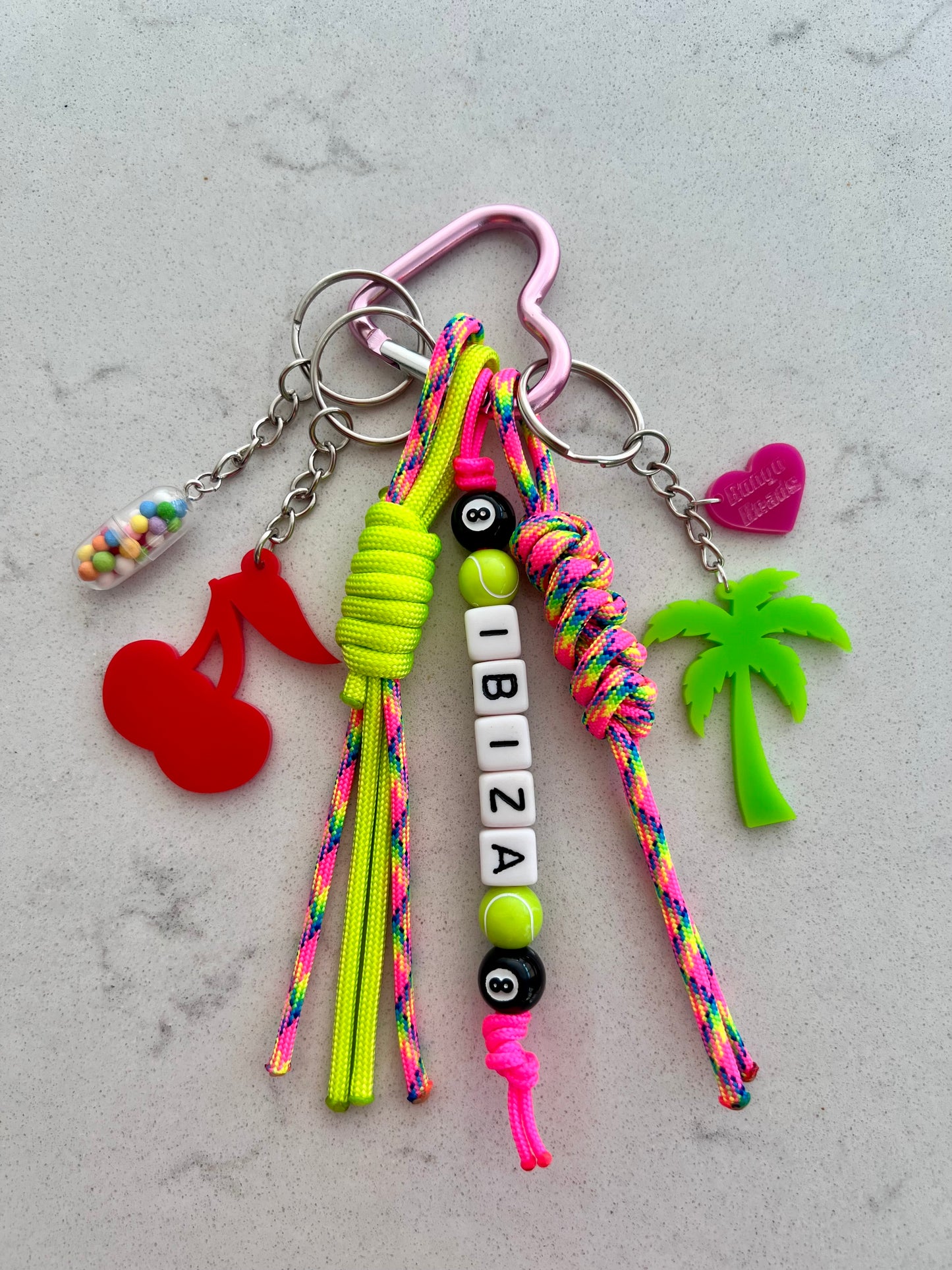 Palm Tree Key Ring