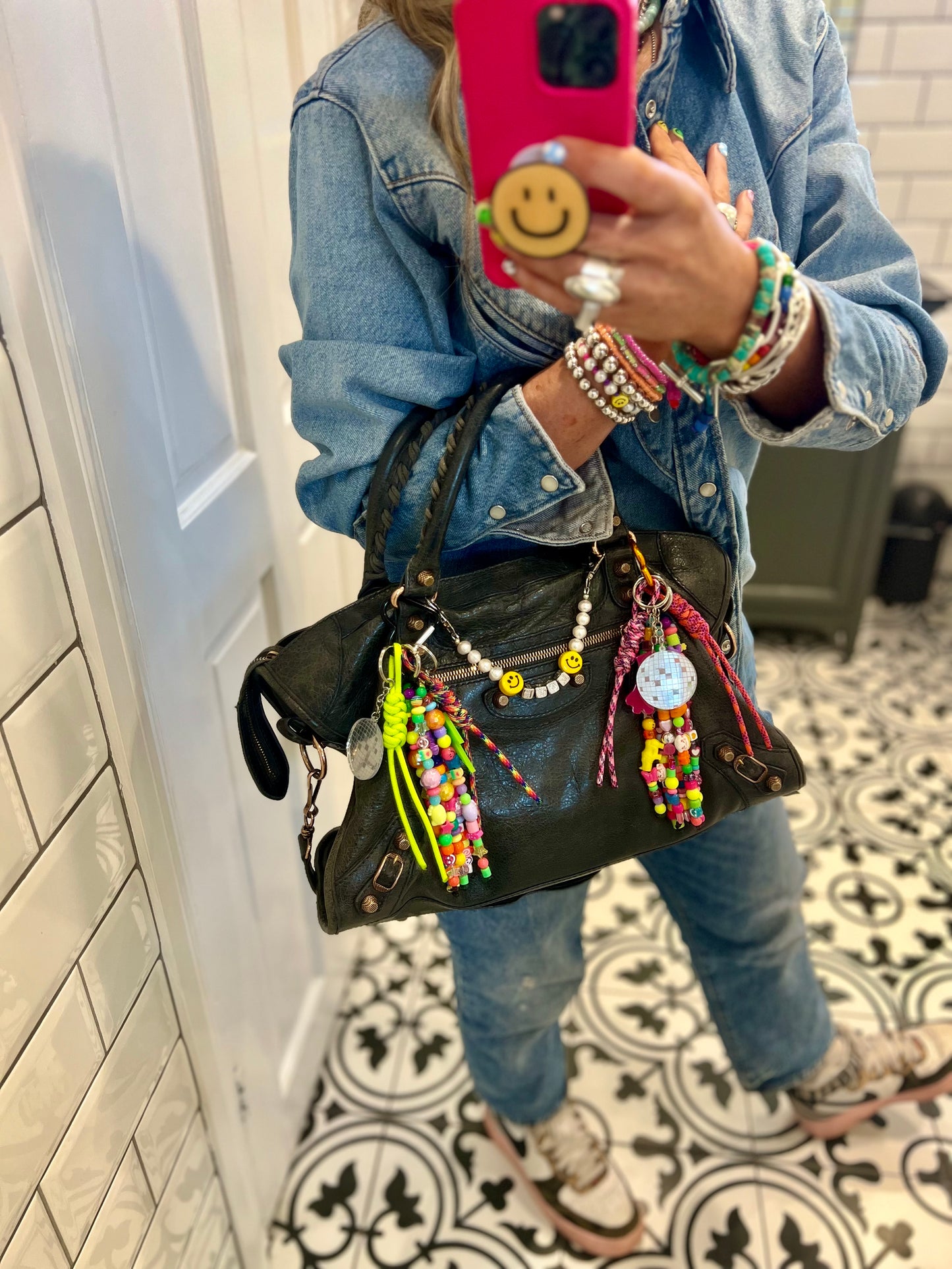 Disco Ball Key Ring