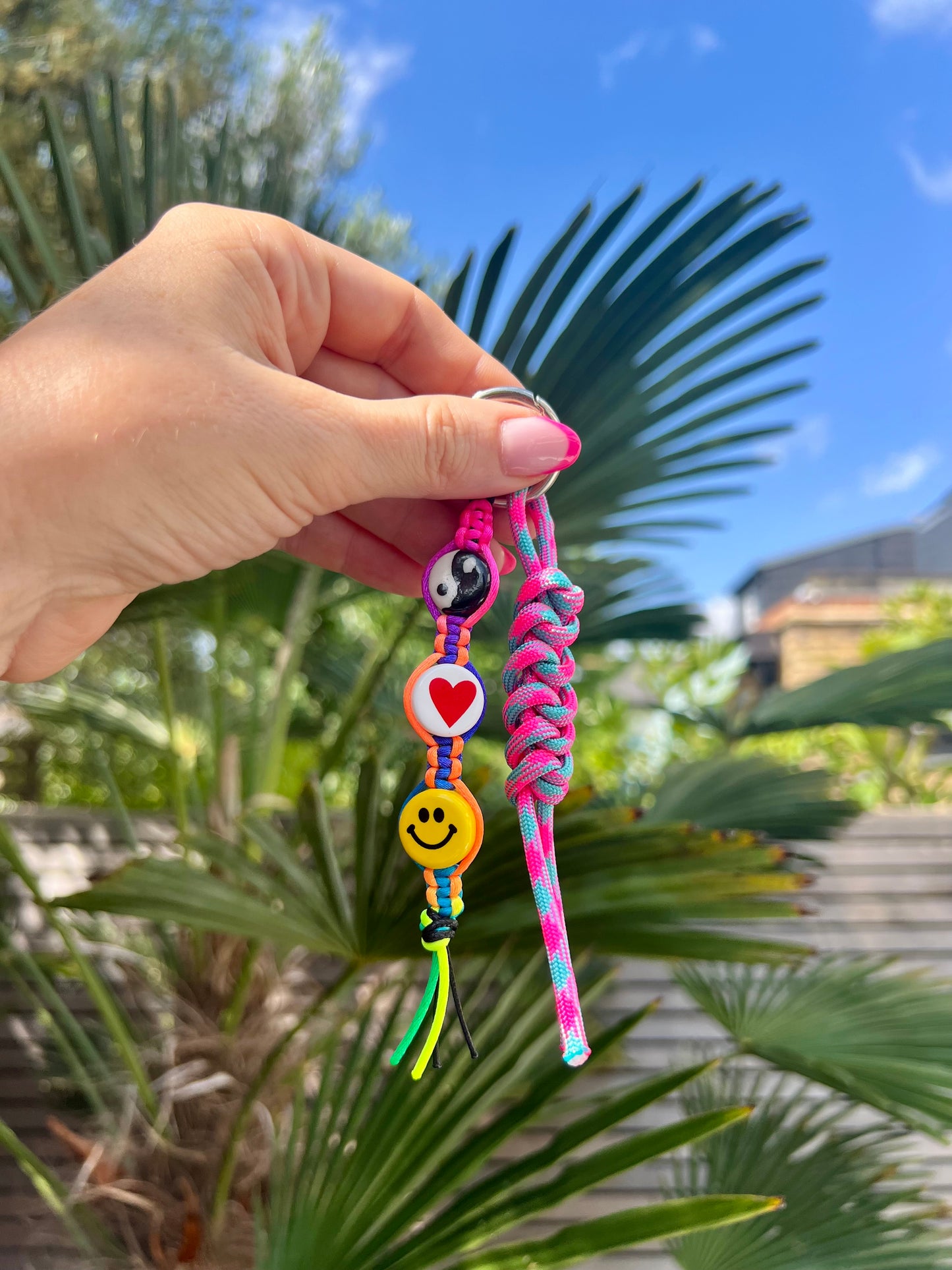 Peace, Love & Happiness Bag Charm 1