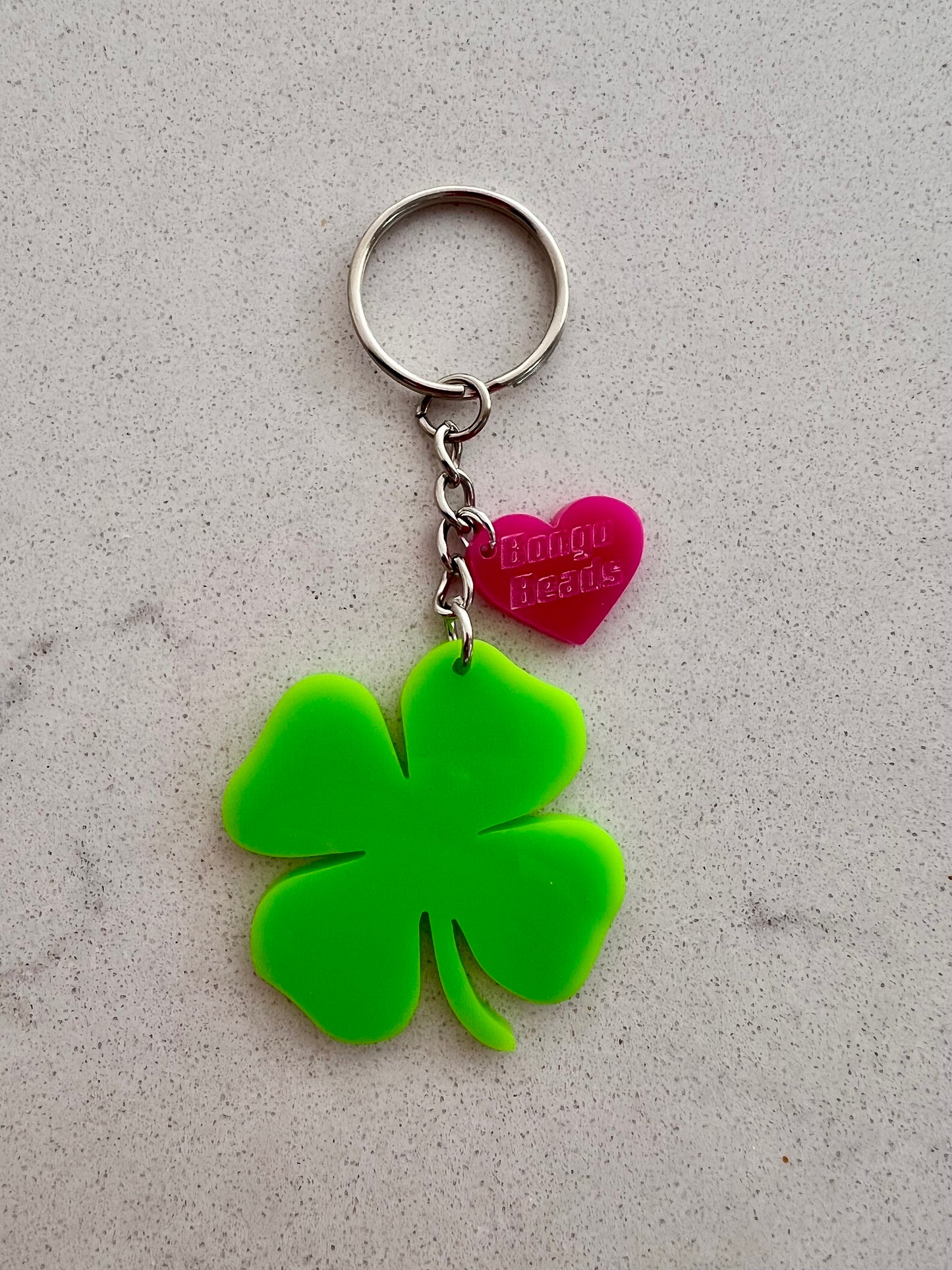 Four Leaf Clover Key Ring