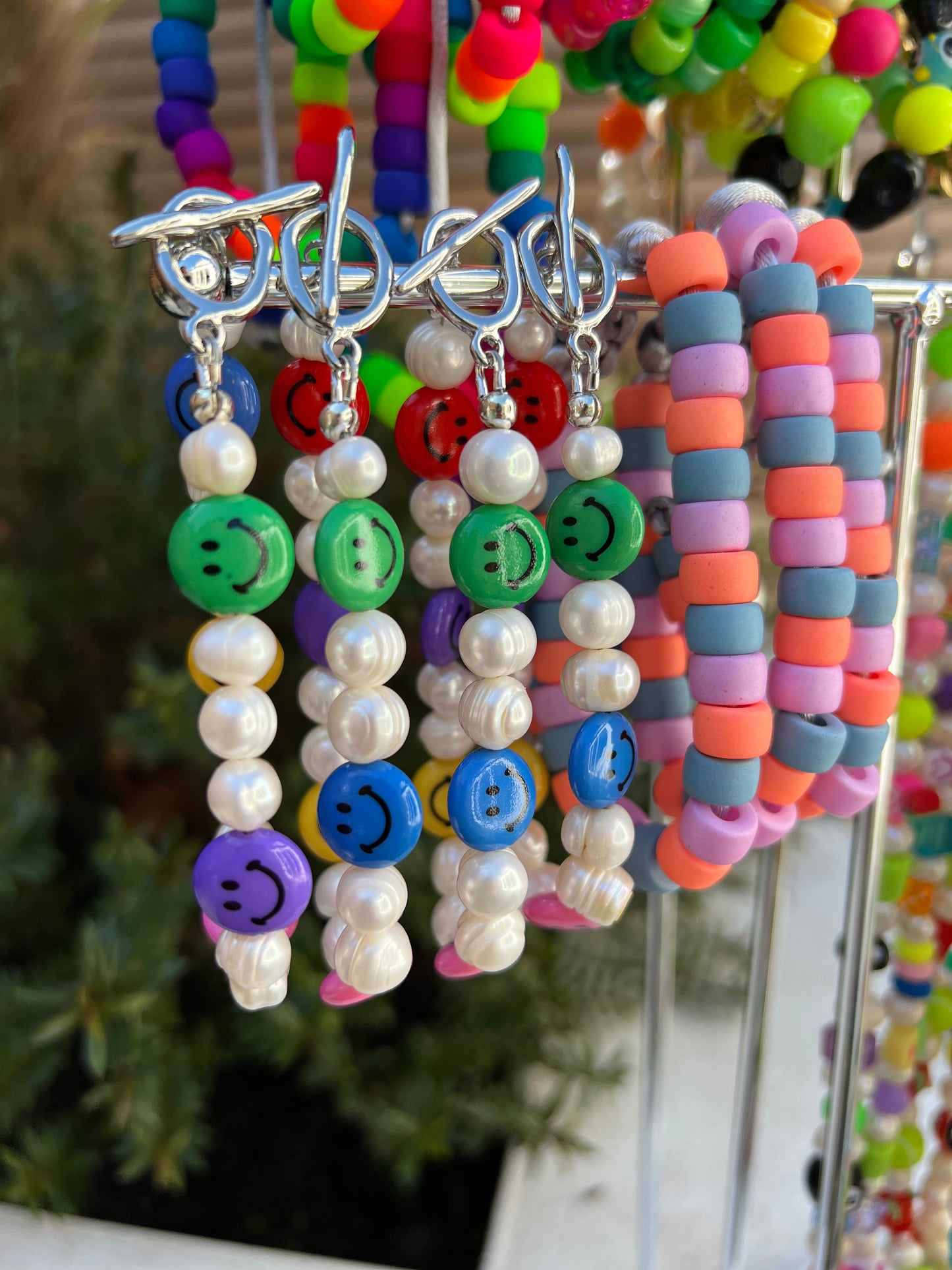 Smartie Smiley Necklace & Bracelet Set