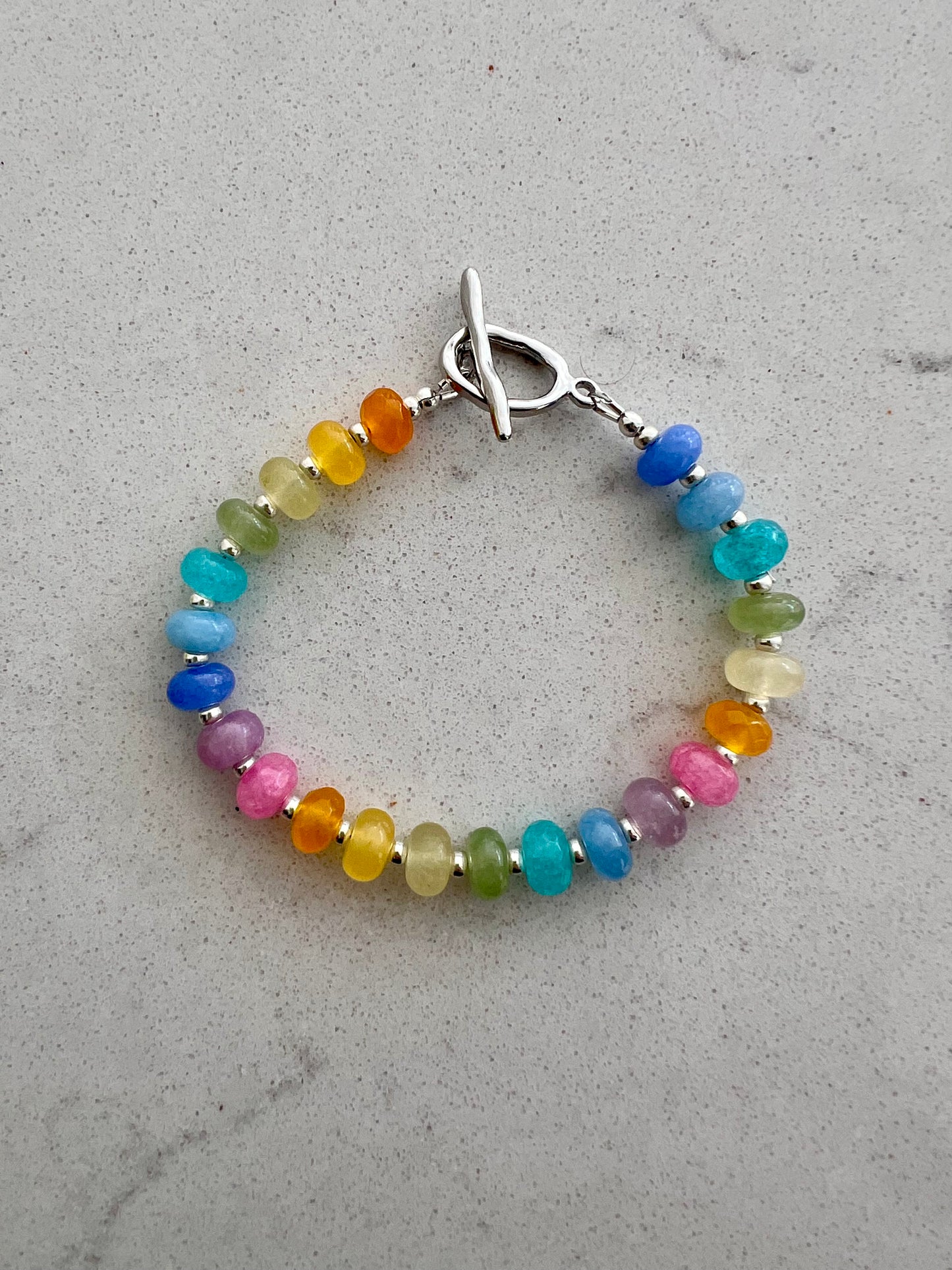 Pastel Gemstone Bracelet