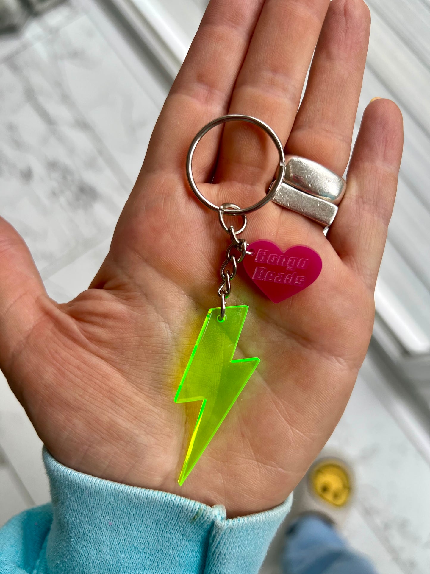 Bolt Key Ring (Transparent)