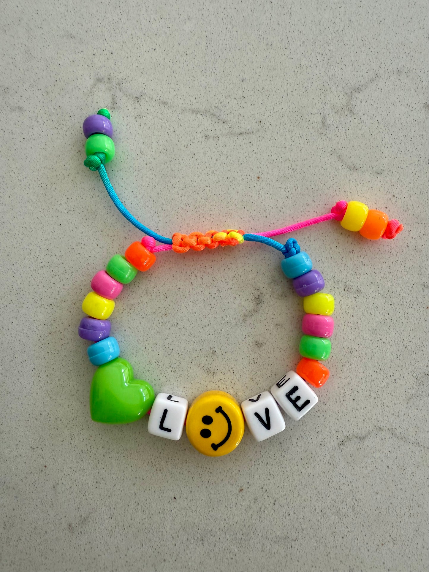 LOVE Macrame Bracelet 2.0