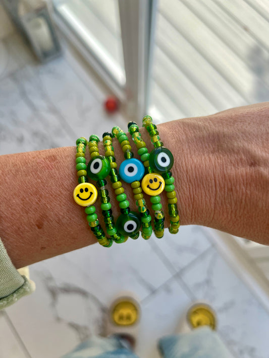 Evil Eye Bracelet Stack of 6