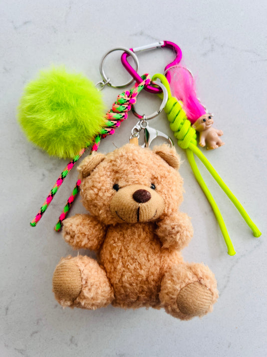Full Con-Troll Ted Bag Charm (Pink)