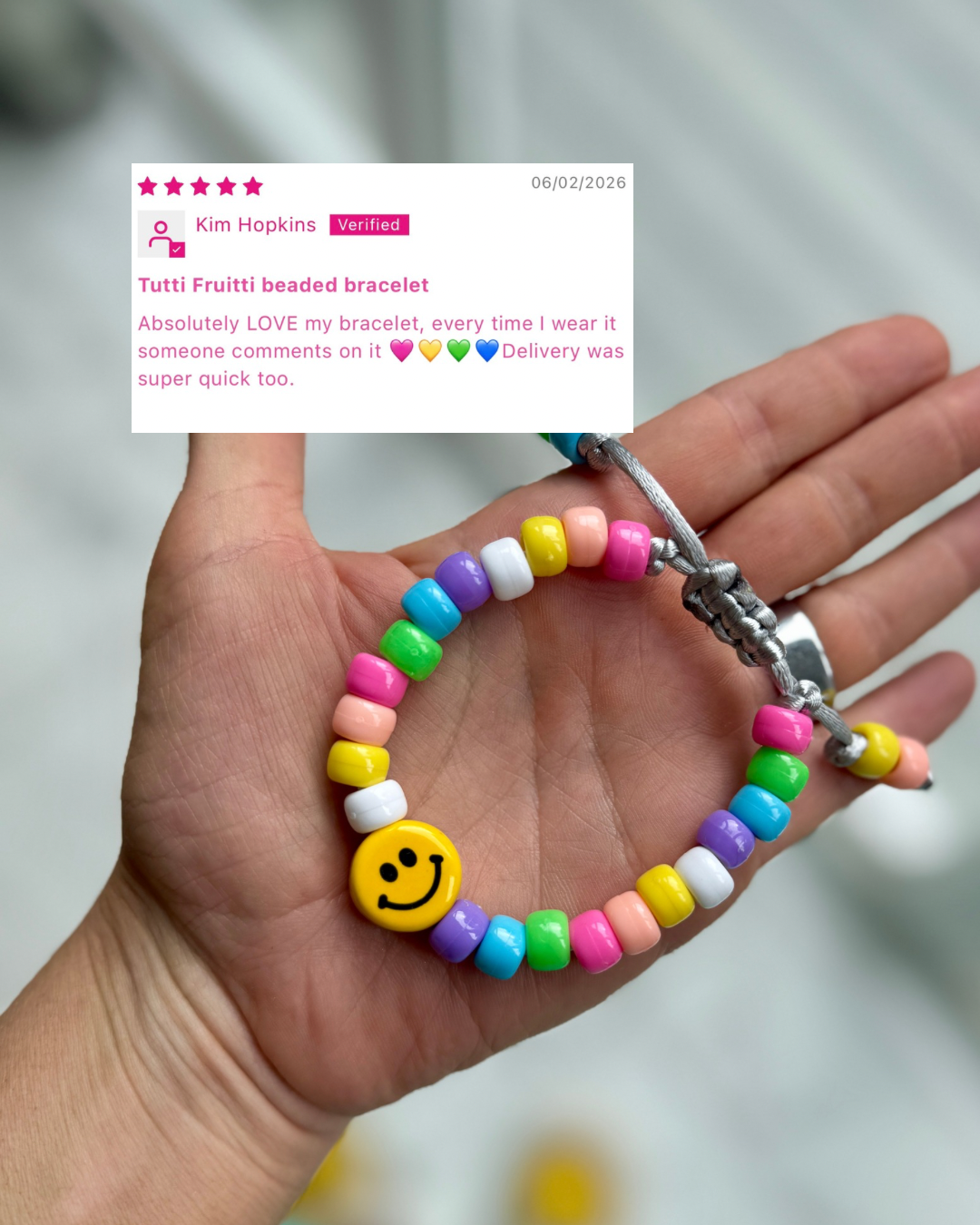 Happy Tutti Fruitti Beaded Bracelet