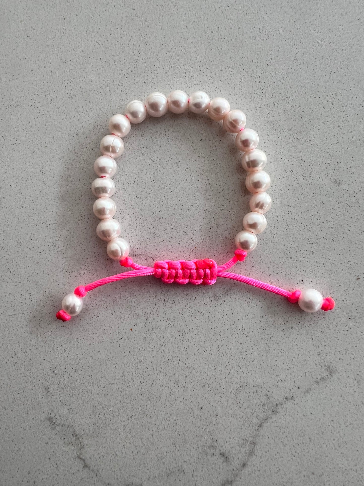 Neon Freshwater Pearl Bracelet