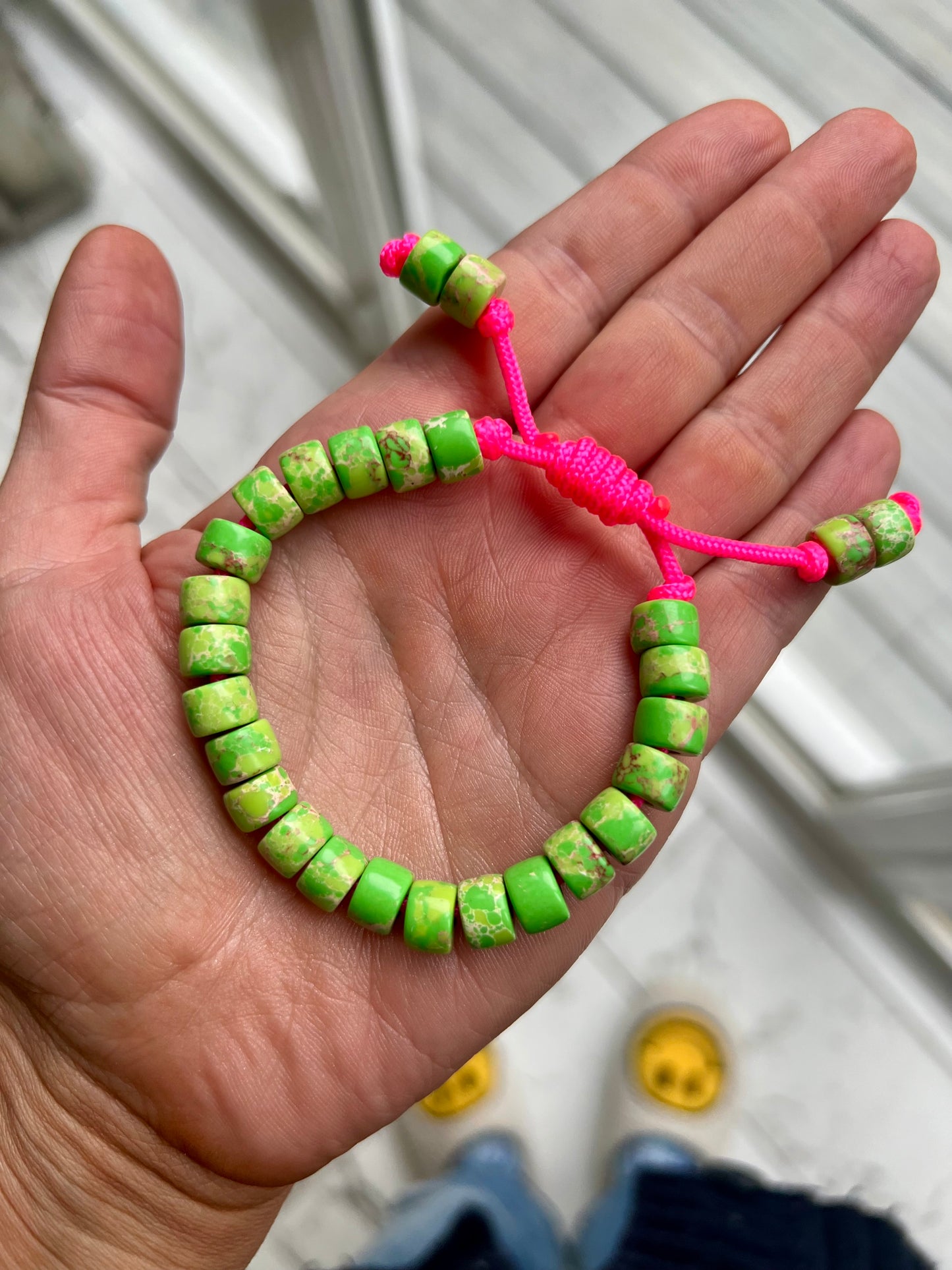 Green Jasper Gemstone Bracelet