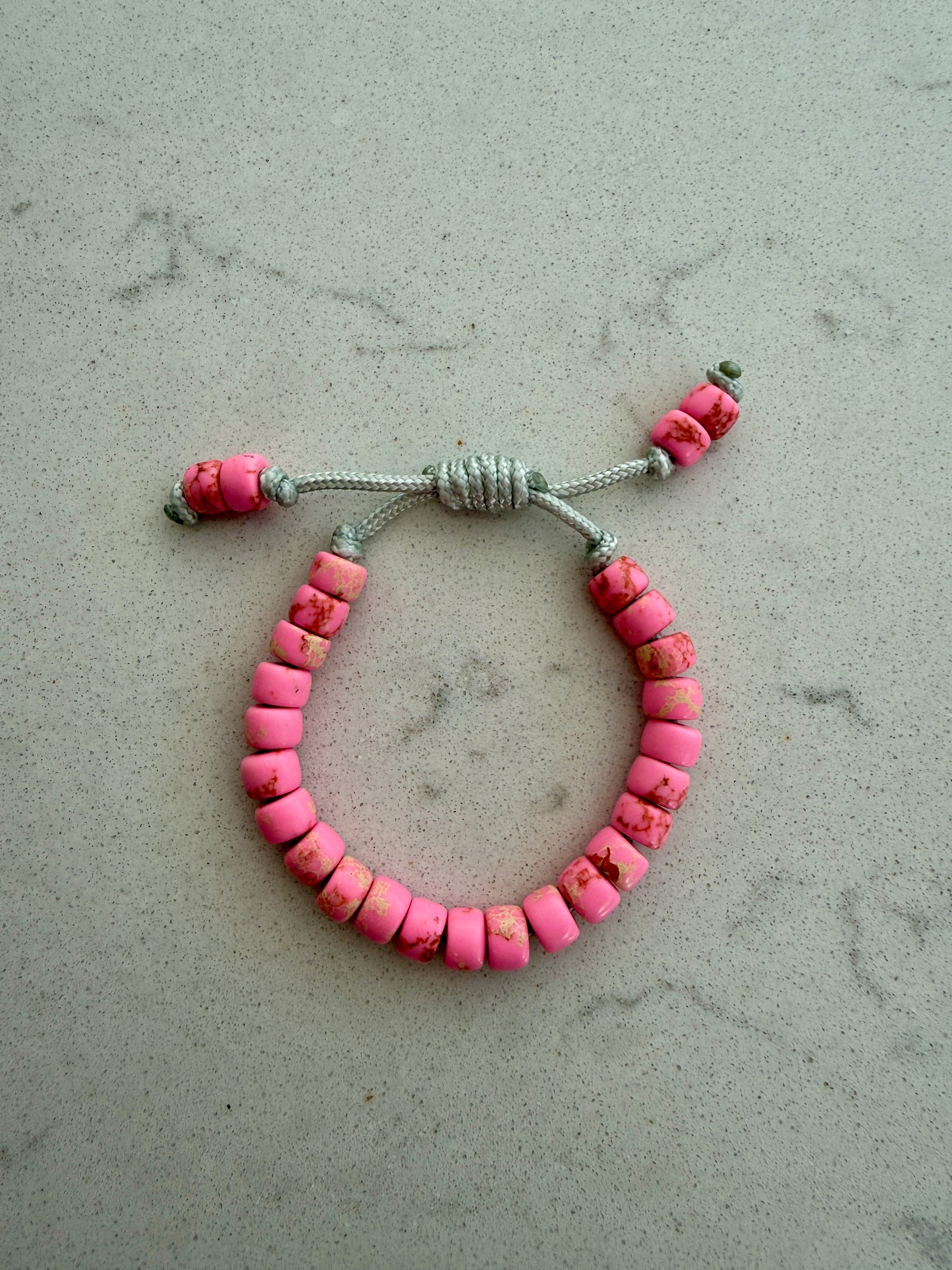 Pink Jasper Gemstone Bracelet