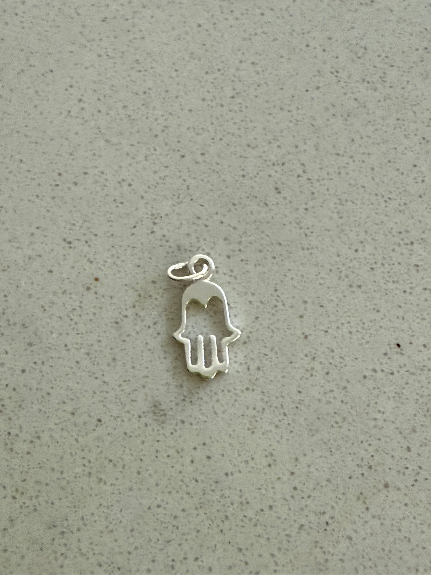 Sterling Silver Hamsa Hand Charm