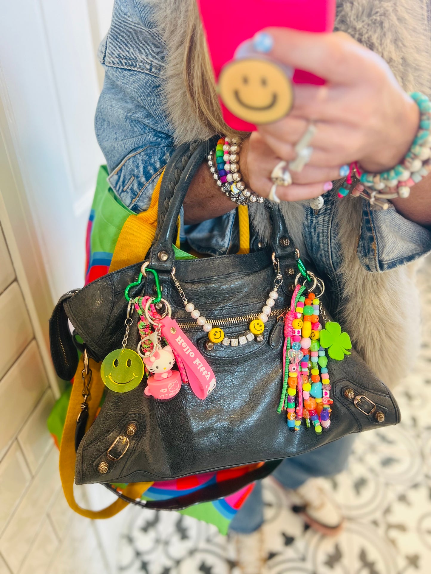 Smiley LOVE Bag Charm