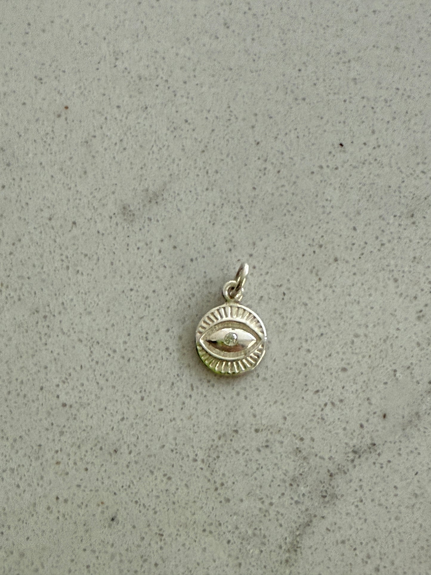 Sterling Silver Eye Charm