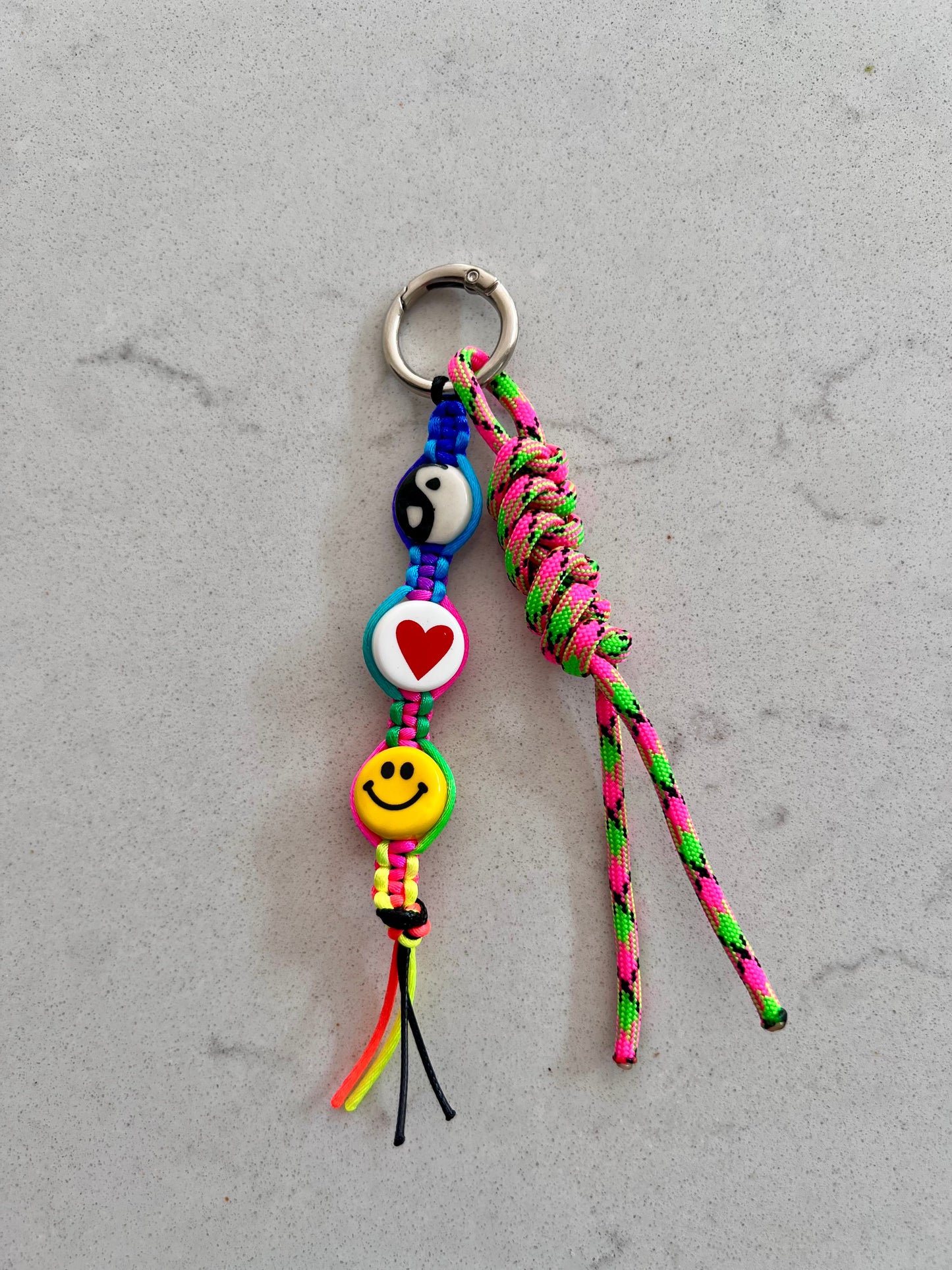 Peace, Love & Happiness Bag Charm 4