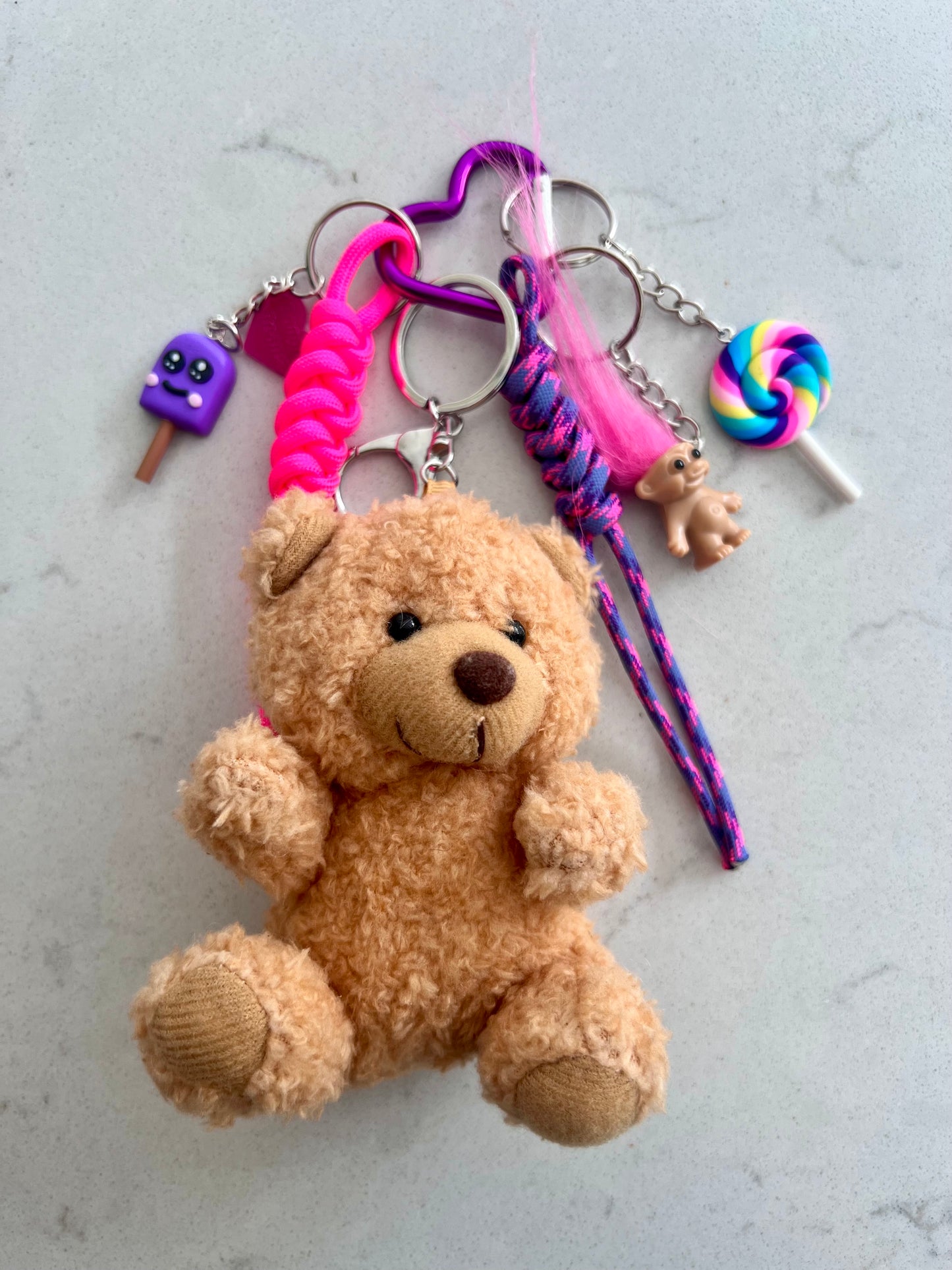 Full Con-Troll Ted Bag Charm (Purple)