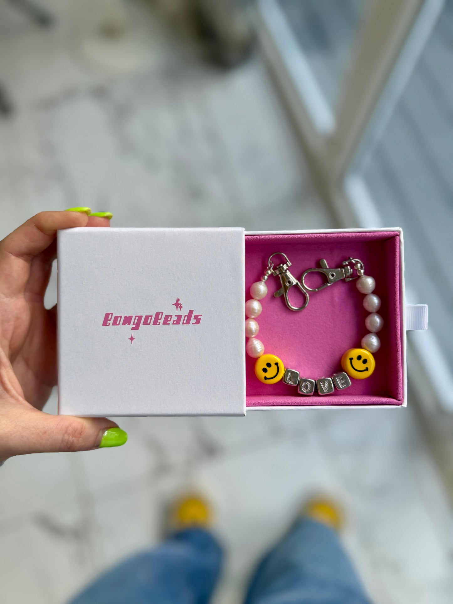 Smiley LOVE Bag Charm