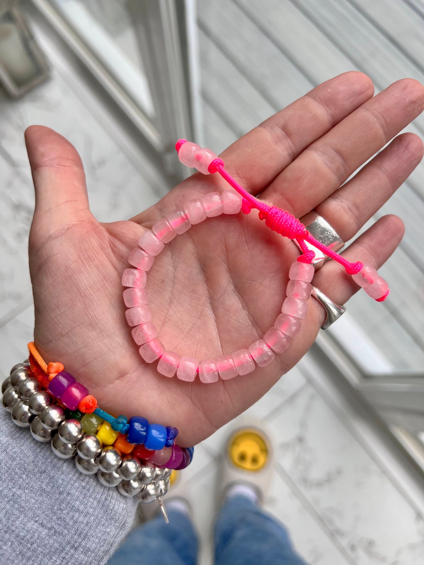 Rose Quartz Gemstone Bracelet