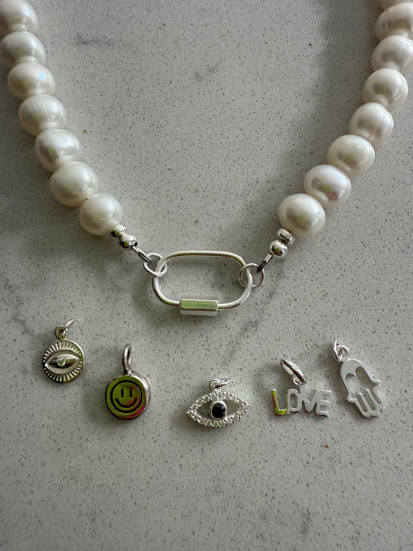 Sterling Silver Eye Charm