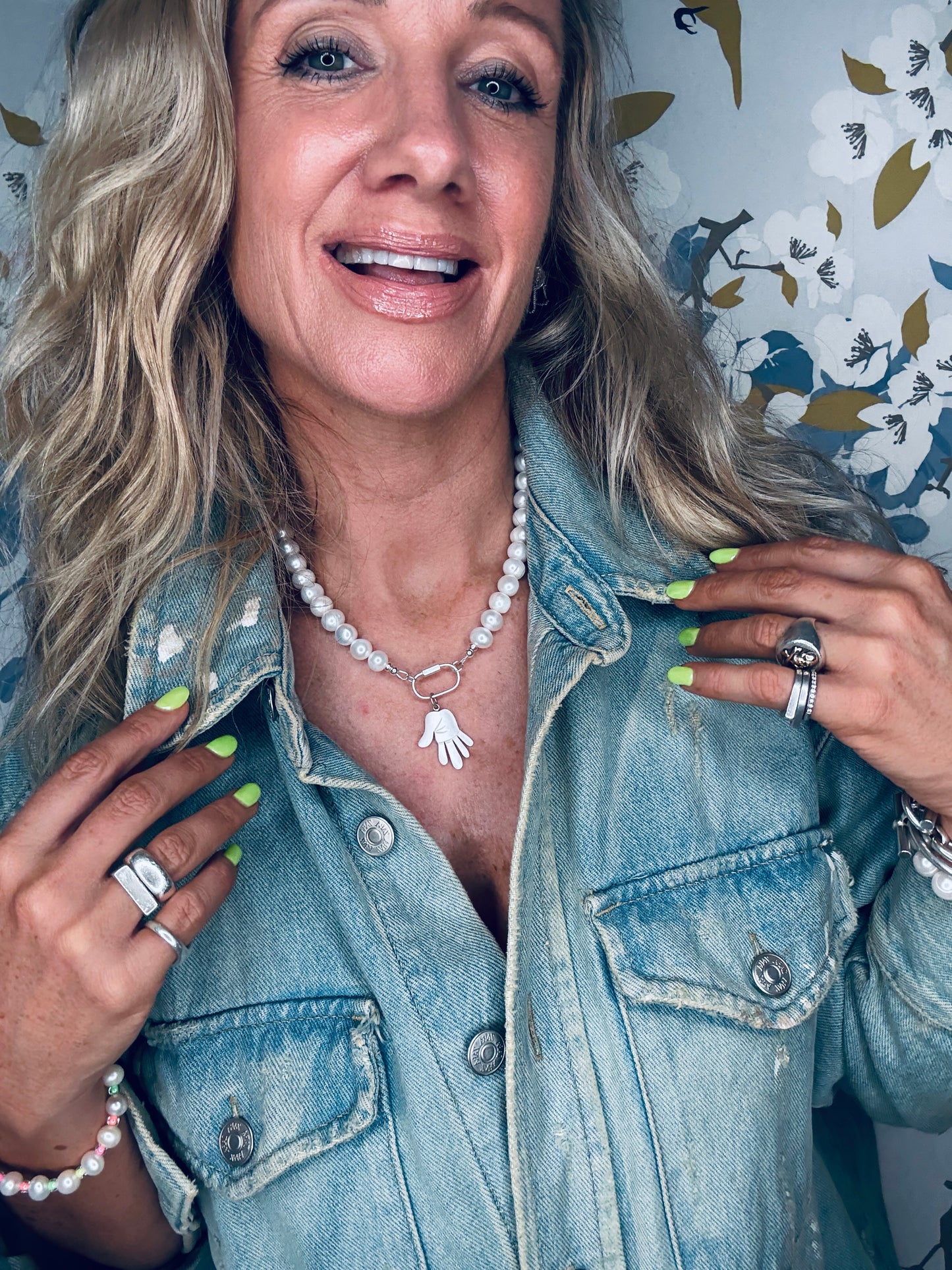 Vintage Hand Pendant