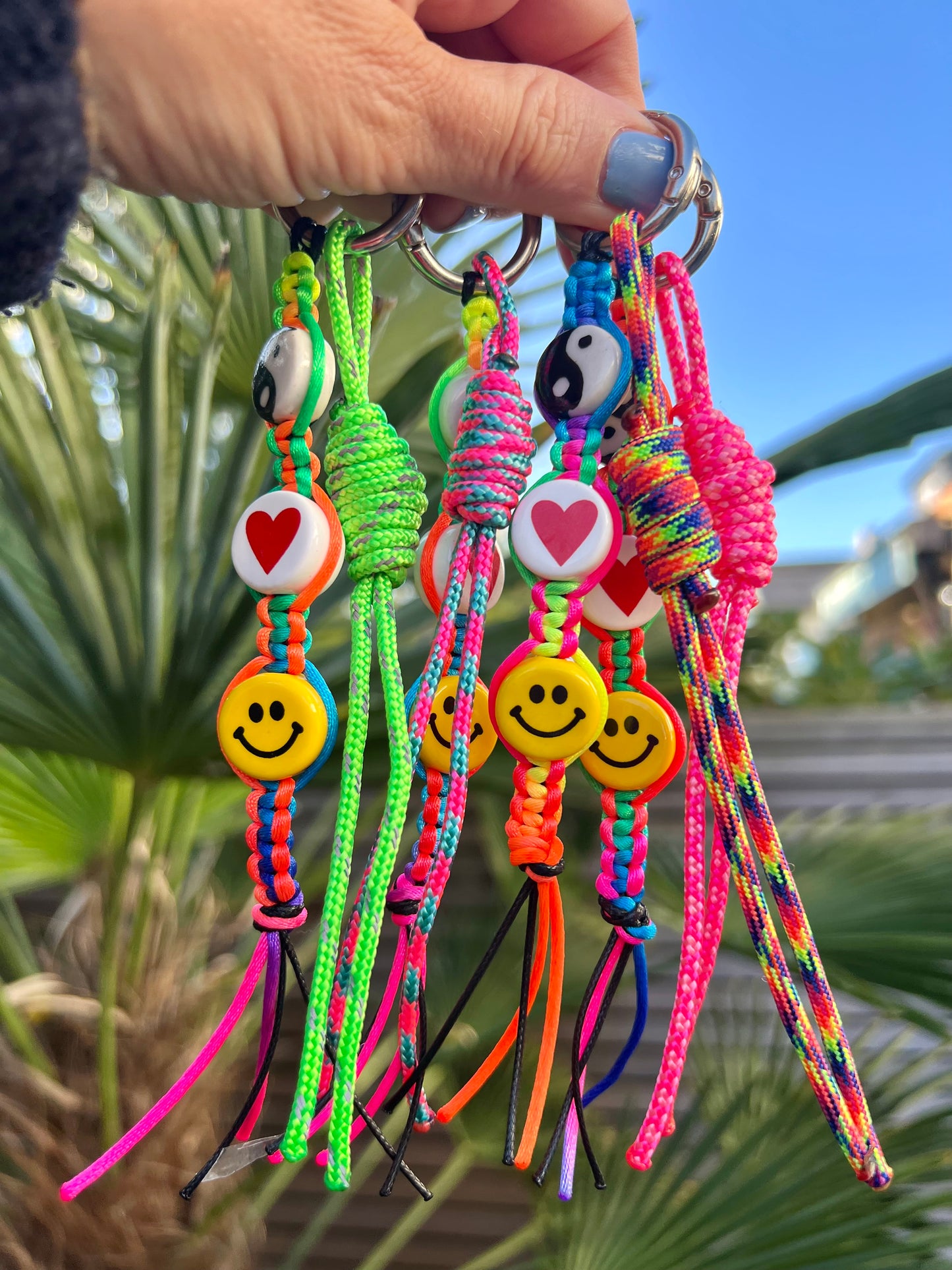 Peace, Love & Happiness Bag Charm 3