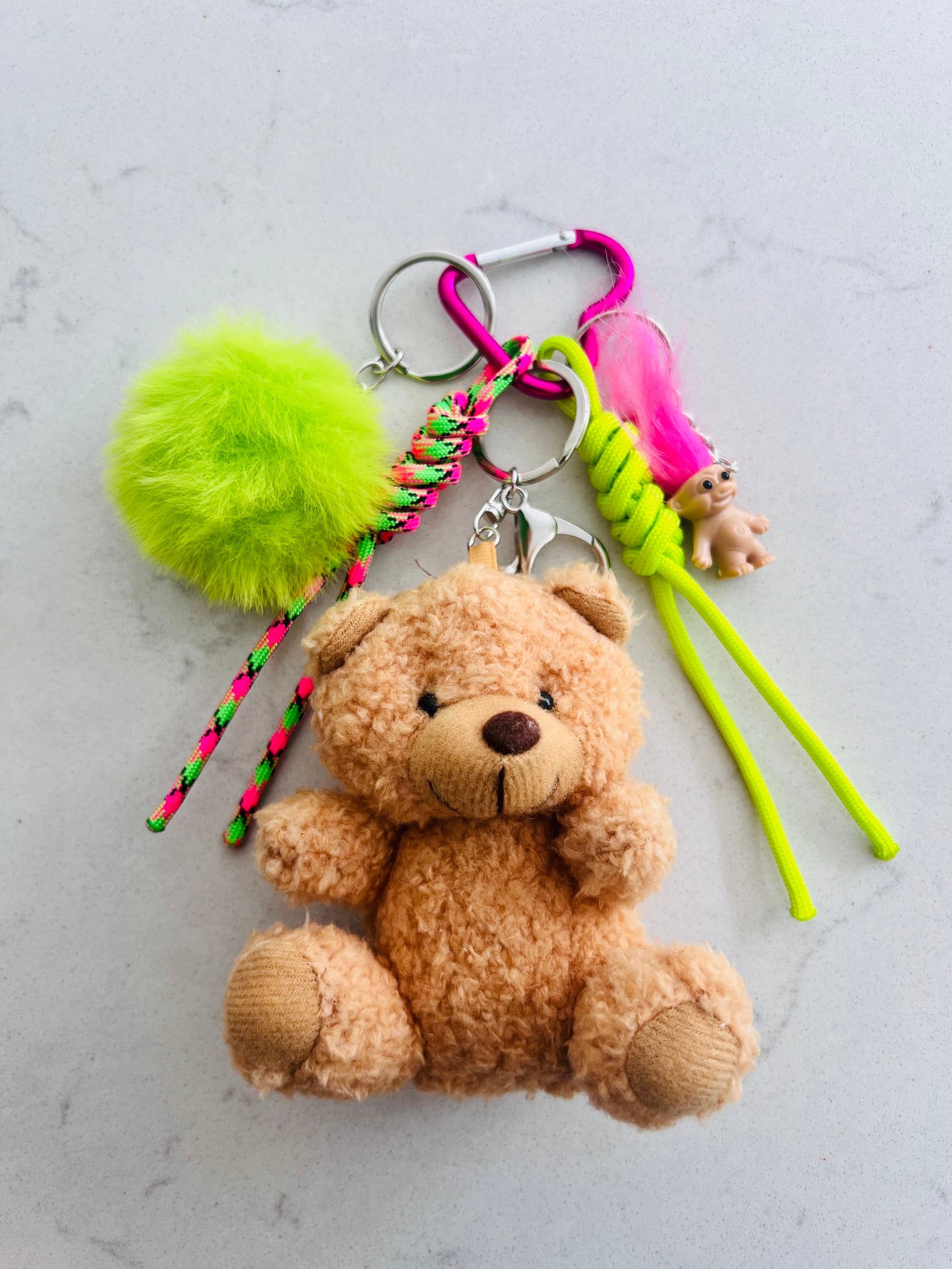 Full Con-Troll Ted Bag Charm (Pink)