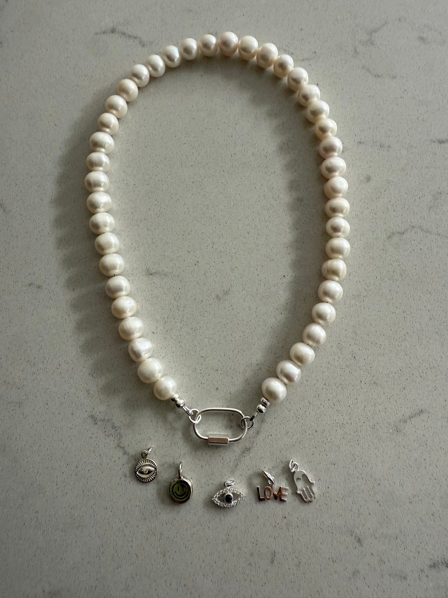 Sterling Silver Mini Smiley Charm