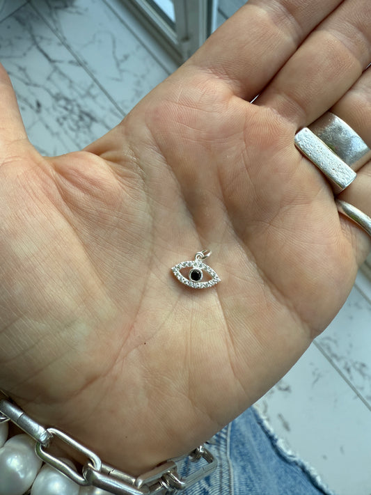 Sterling Silver Evil Eye Charm