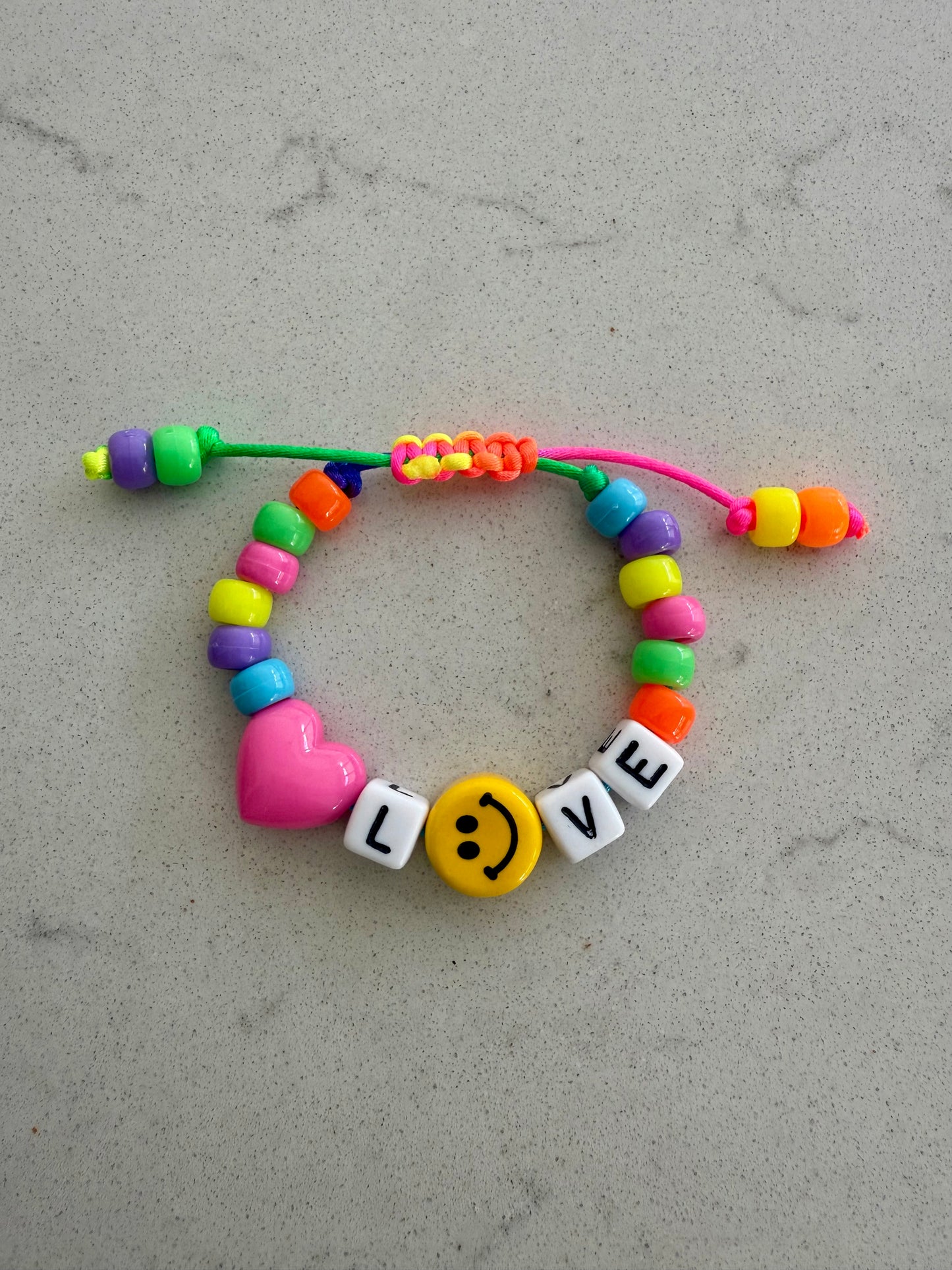 LOVE Macrame Bracelet 2.0