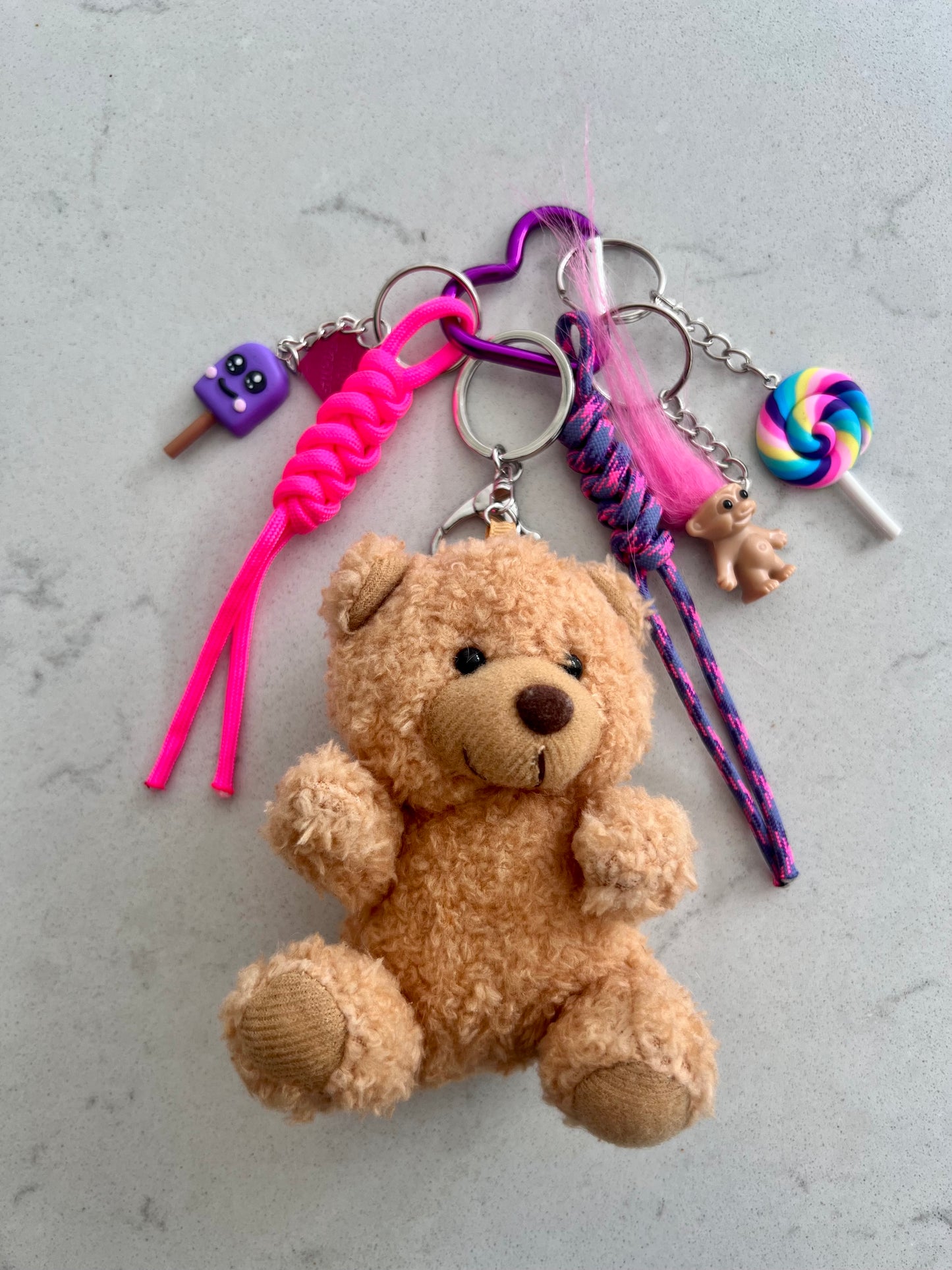 Full Con-Troll Ted Bag Charm (Purple)