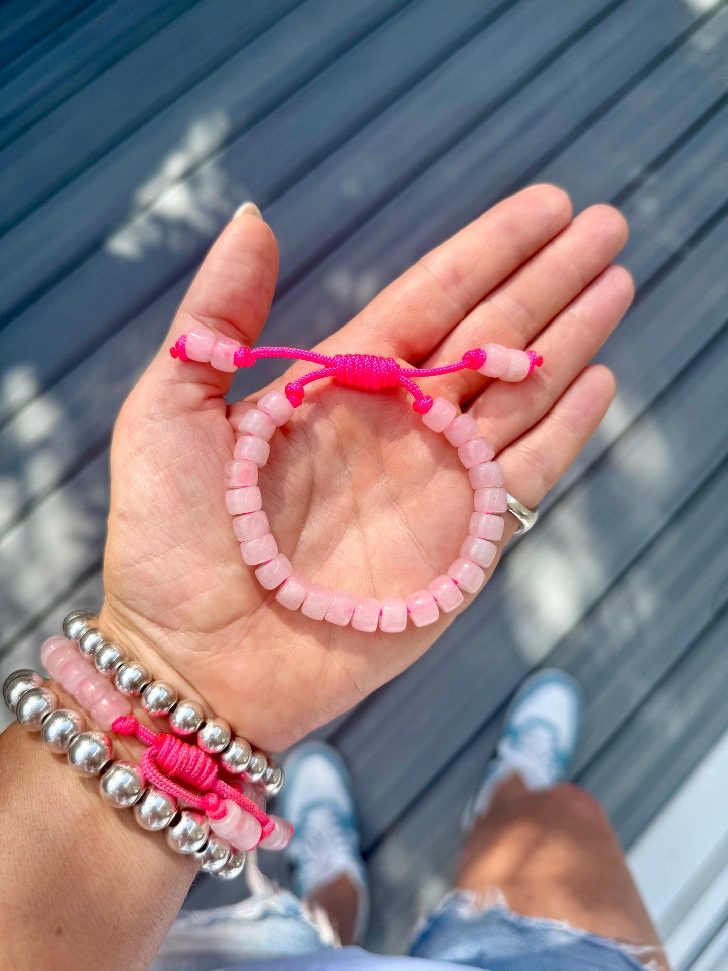 Rose Quartz Gemstone Bracelet