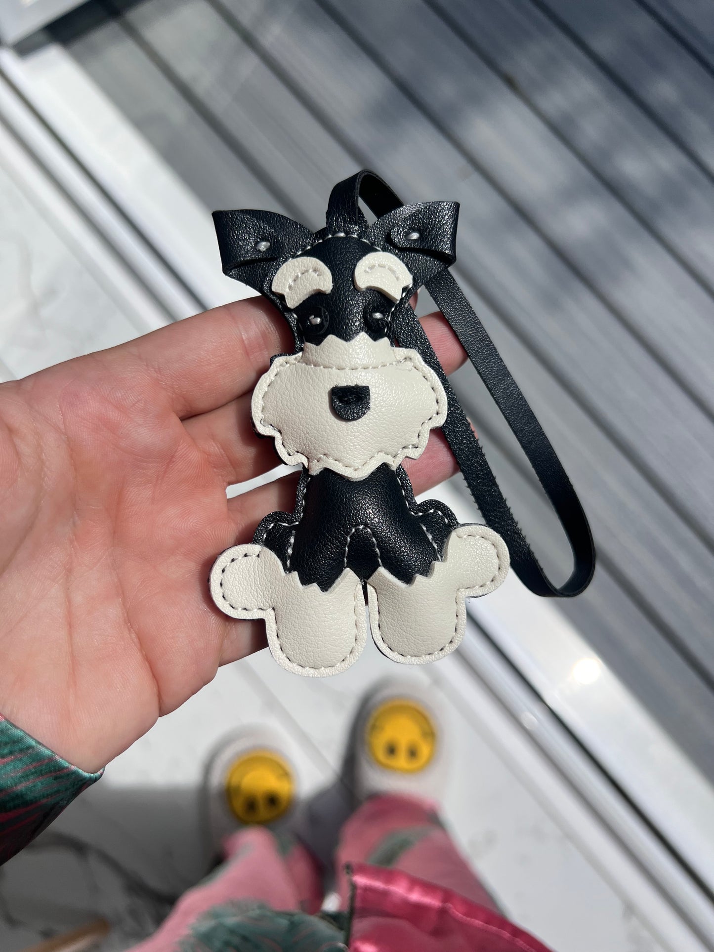Black Schnauzer Bag Charm