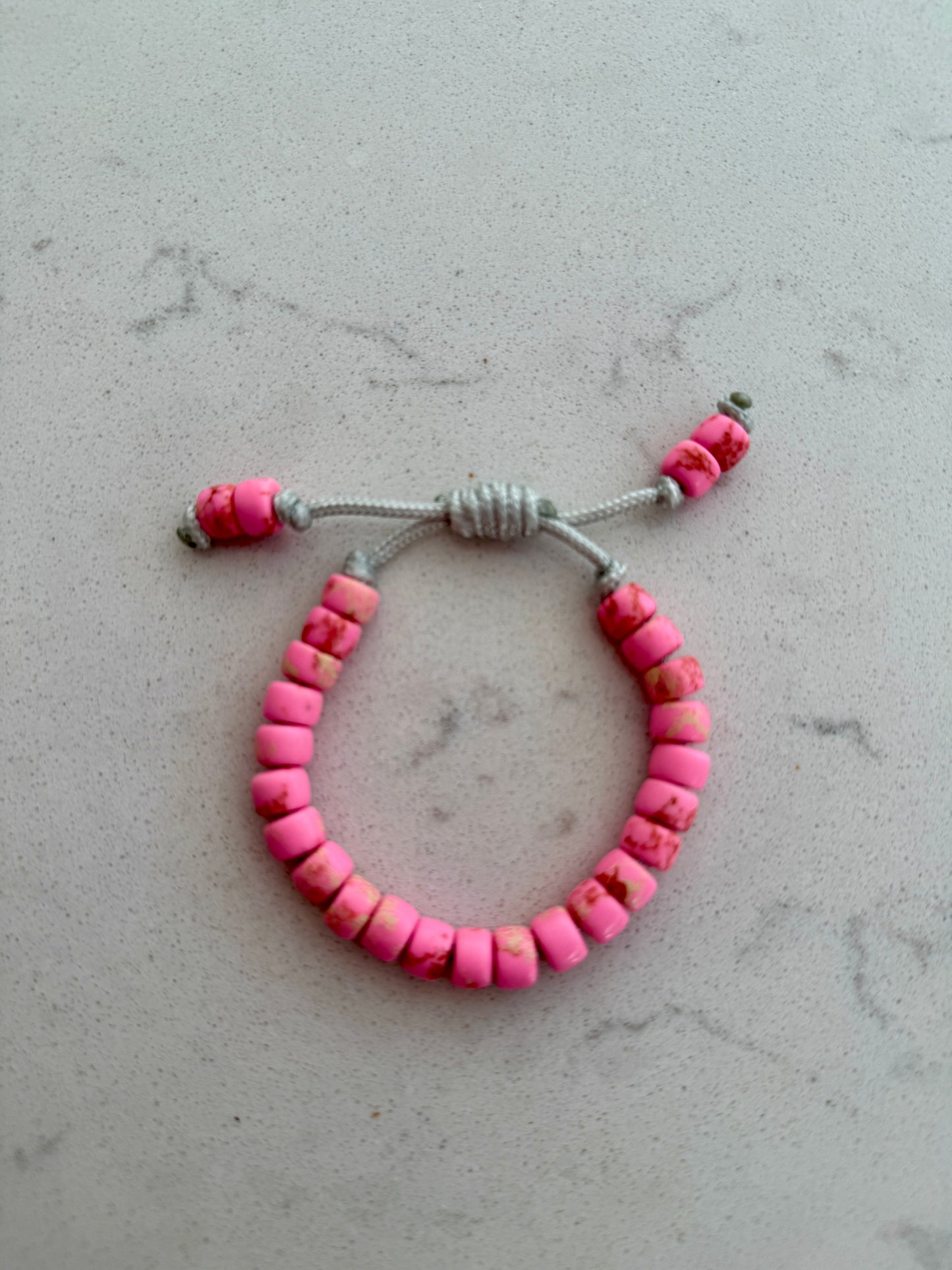 Pink Jasper Gemstone Bracelet